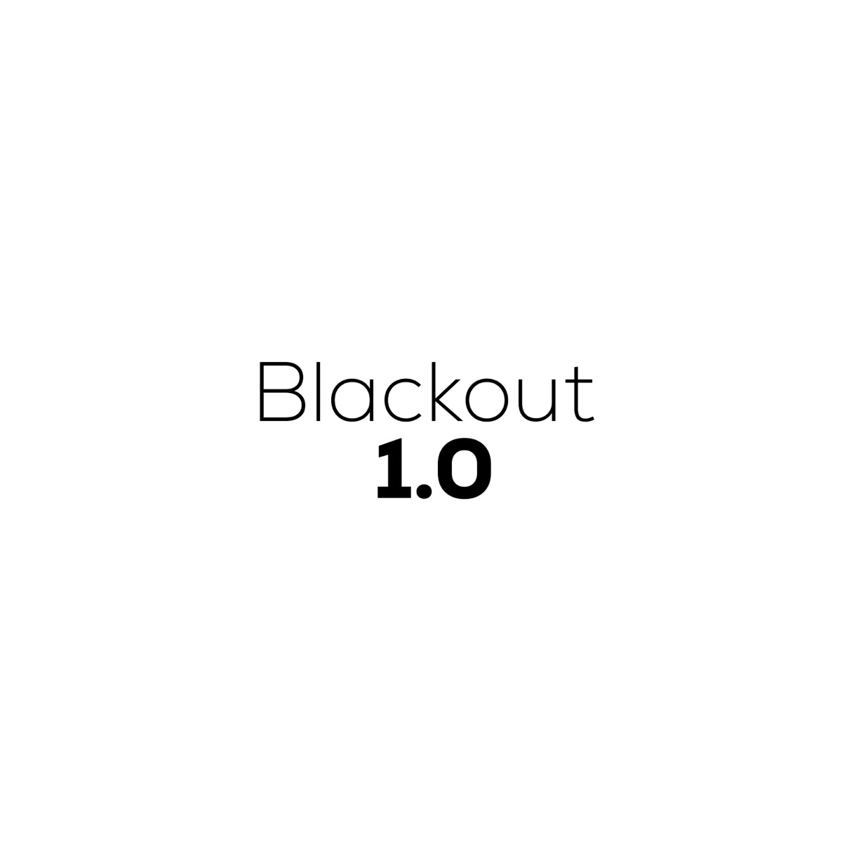 Blackout 1.0 (feat. Mc Nego Brown) - Single by Panquecabeats, MC GH DA SUL & Mc Guth album cover