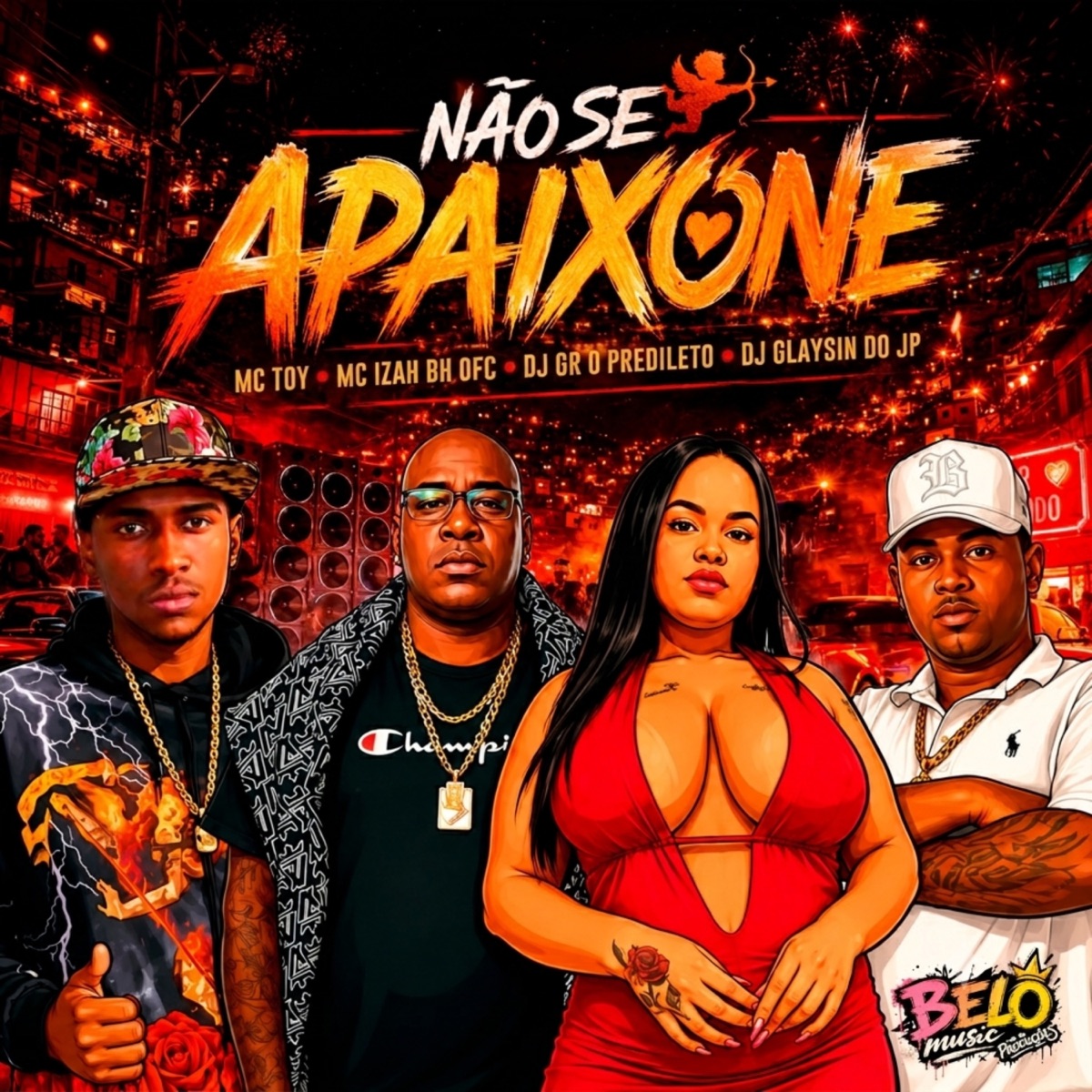 Não Se Apaixone - Single by Mc Toy & mc_izah_bhofc album cover