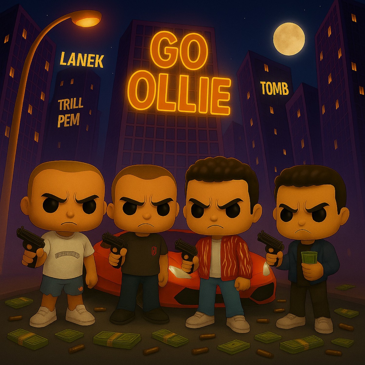 GO OLLIE - Single by ZOLIOLI, Trill Pem, TOMB & Lanek album cover