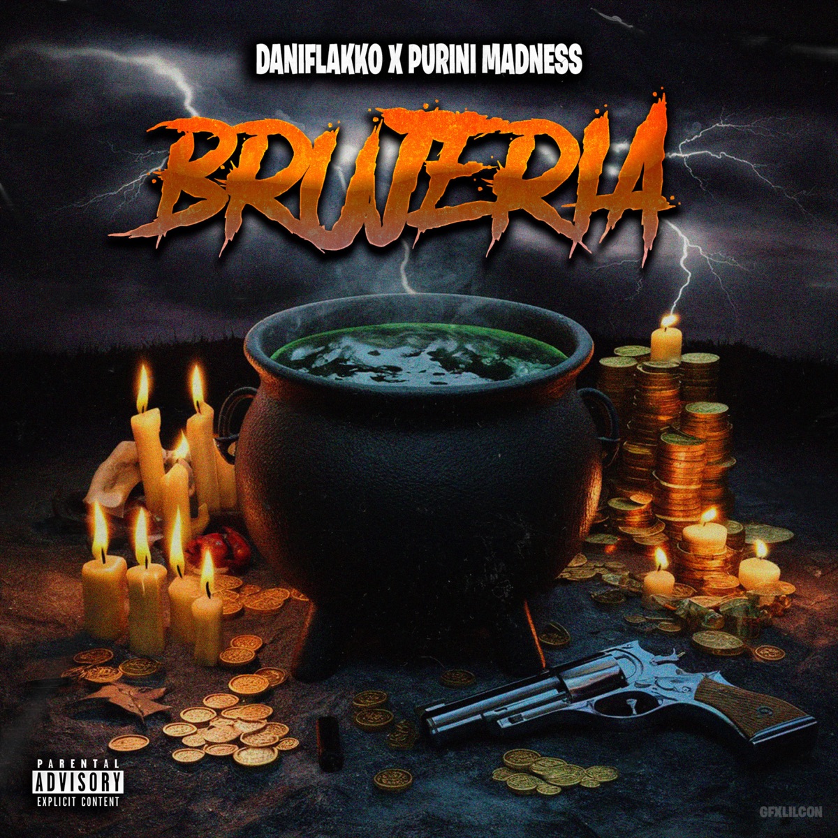 Brujeria - Single by DaniFlakko, Purini Madness & Naveso album cover