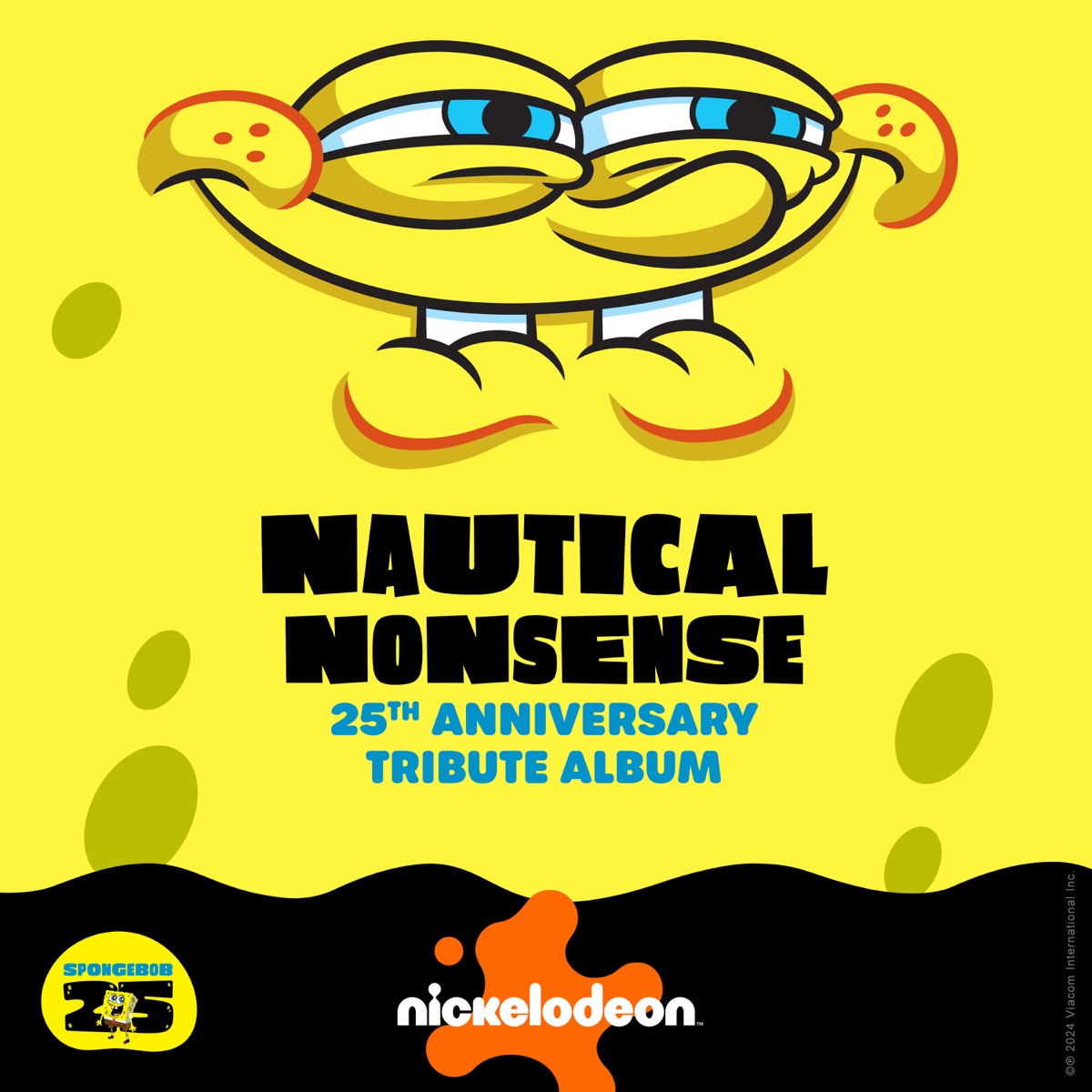 Nautical Nonsense: 25th Anniversary Tribute Album by SpongeBob SquarePants & Nickelodeon album cover