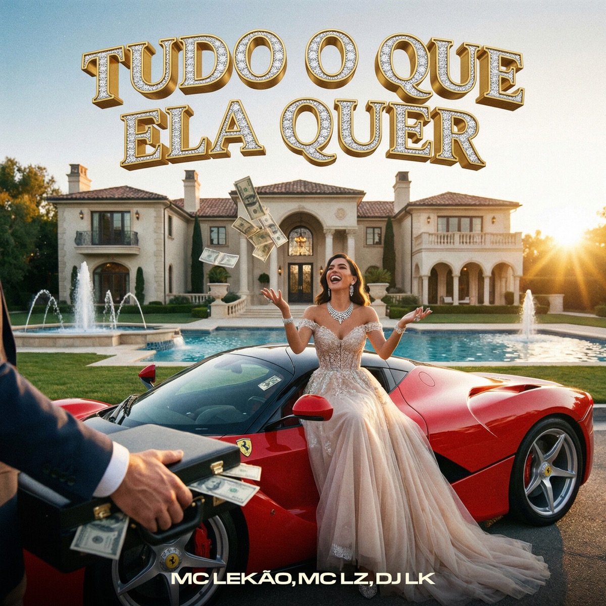 Tudo Que Ela Quer - Single by MC LEKÃO, Mc Lz & DJ LK album cover