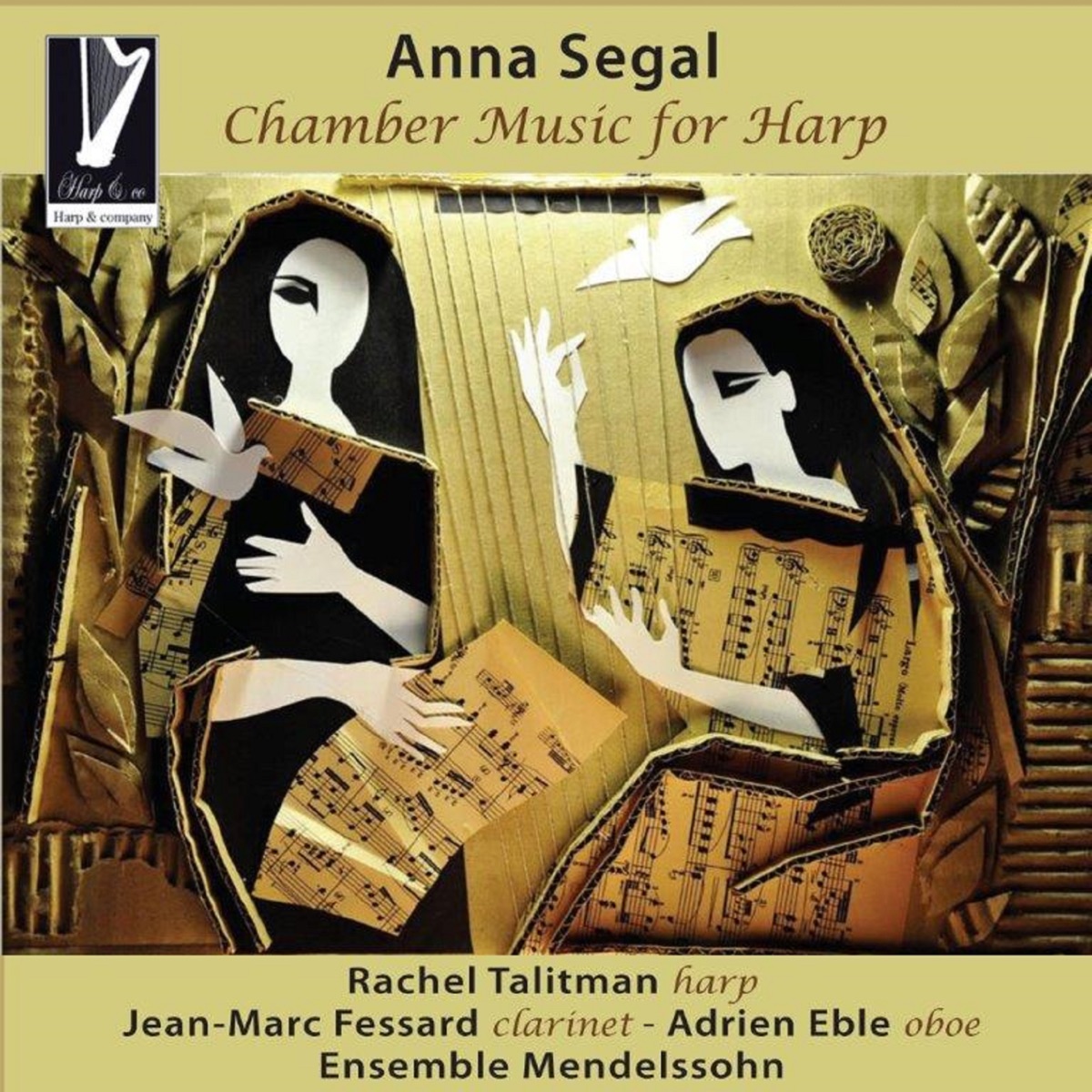 Anna Segal: Chamber Music for Harp by Rachel Talitman album cover
