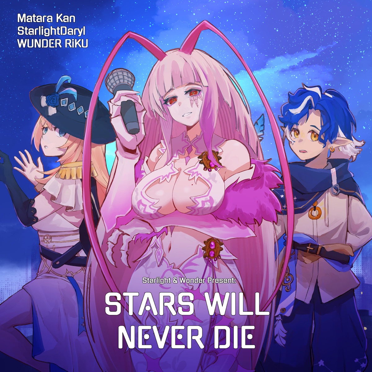Stars Will Never Die - Single by Matara Kan, StarlightDaryl & WUNDER RiKU album cover
