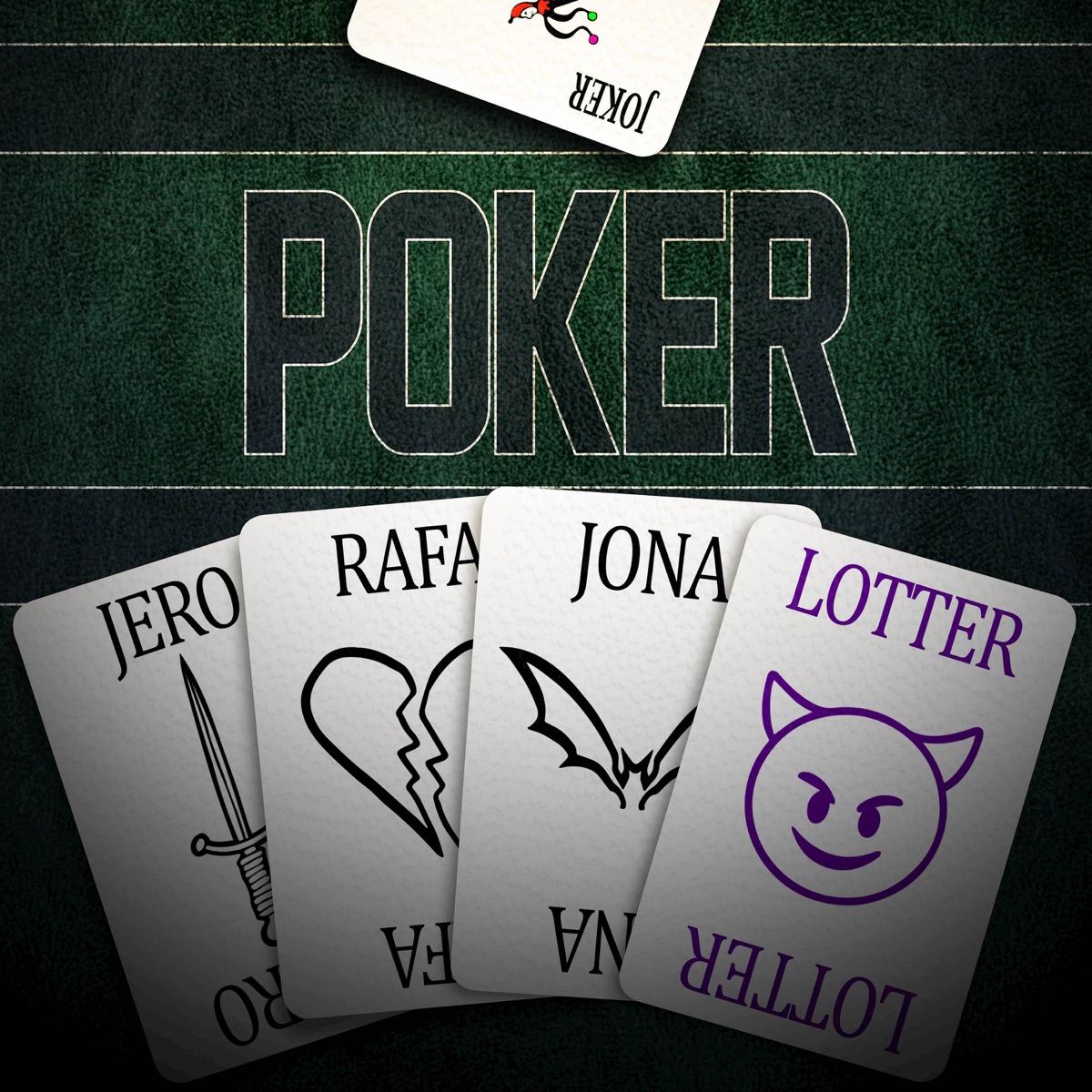 POKER - Single by CrushFive & Lotter album cover