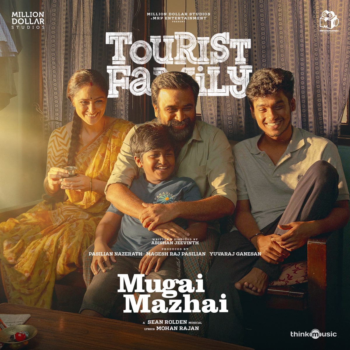 Mugai Mazhai (From "Tourist Family") - Single by Sean Roldan, Saindhavi & Mohan Rajan album cover