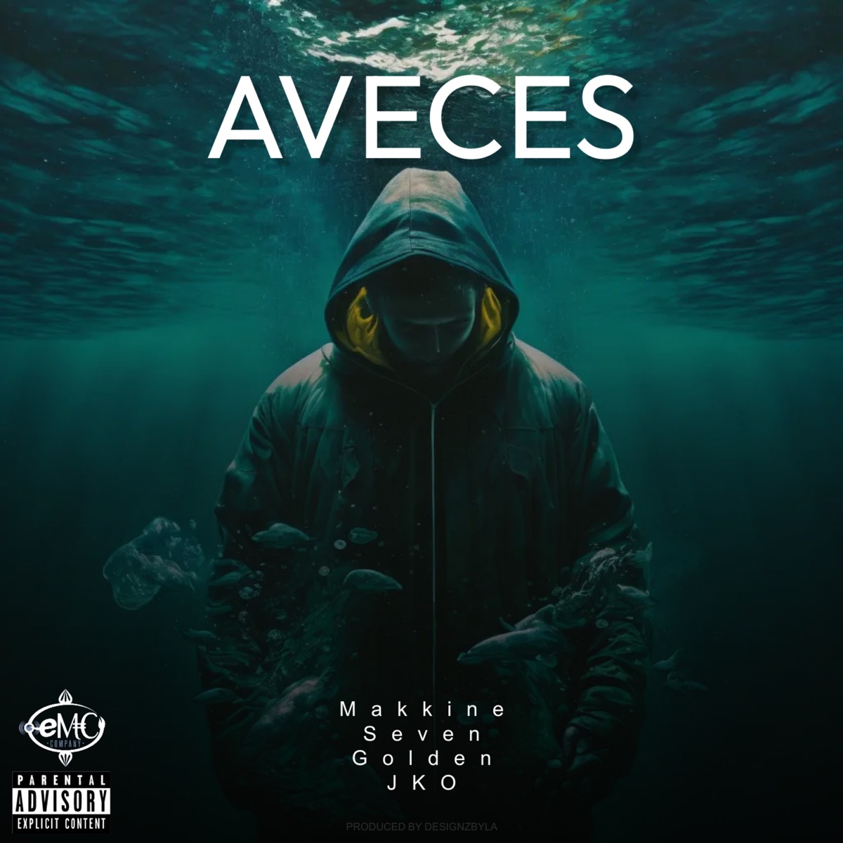 Aveces (feat. j k o) - Single by makkine seven golden album cover