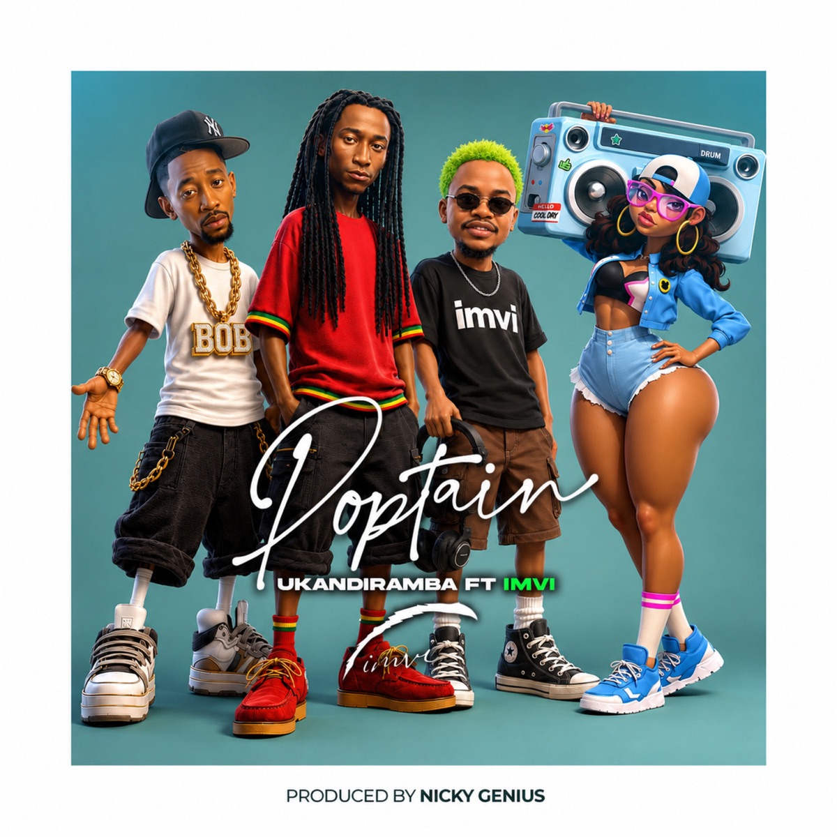 Ukandiramba (feat. Imvi) - Single by Poptain album cover