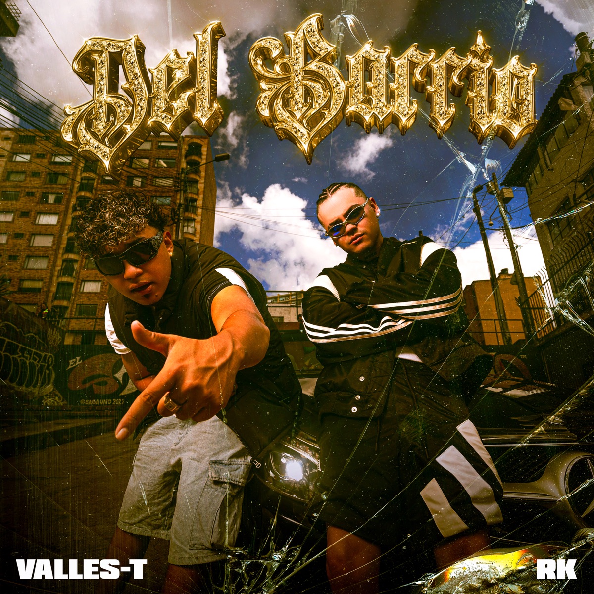 Del Barrio - Single by RK & Valles T album cover