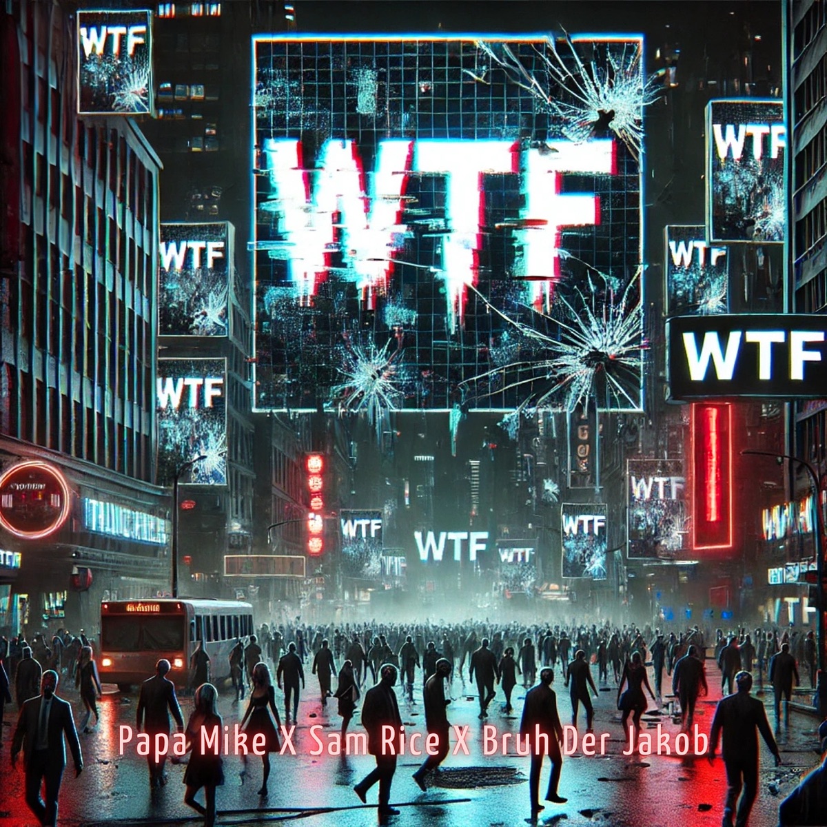 Wtf - Single by Papa Mike, Bruh Der Jakob & Sam Rice album cover