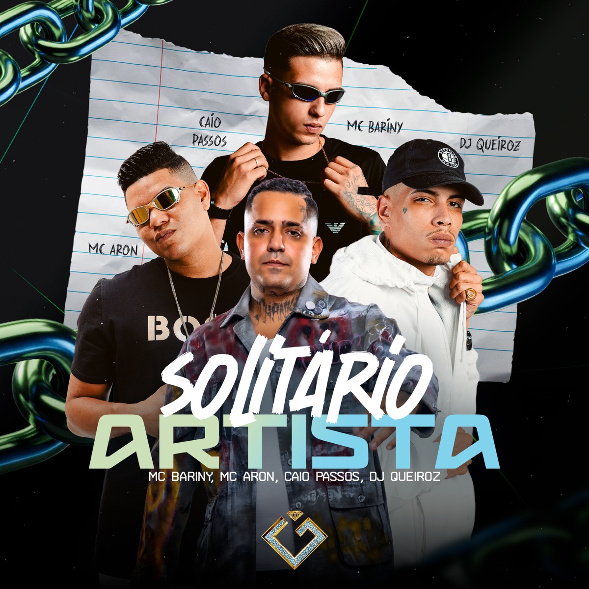 Solitário Artista - Single by Mc Bariny & MC ARON album cover