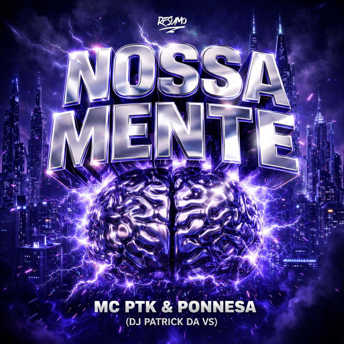 Nossa Mente (feat. Ponnesa) - Single by Mc PTK & DJ Patrick Da VS album cover