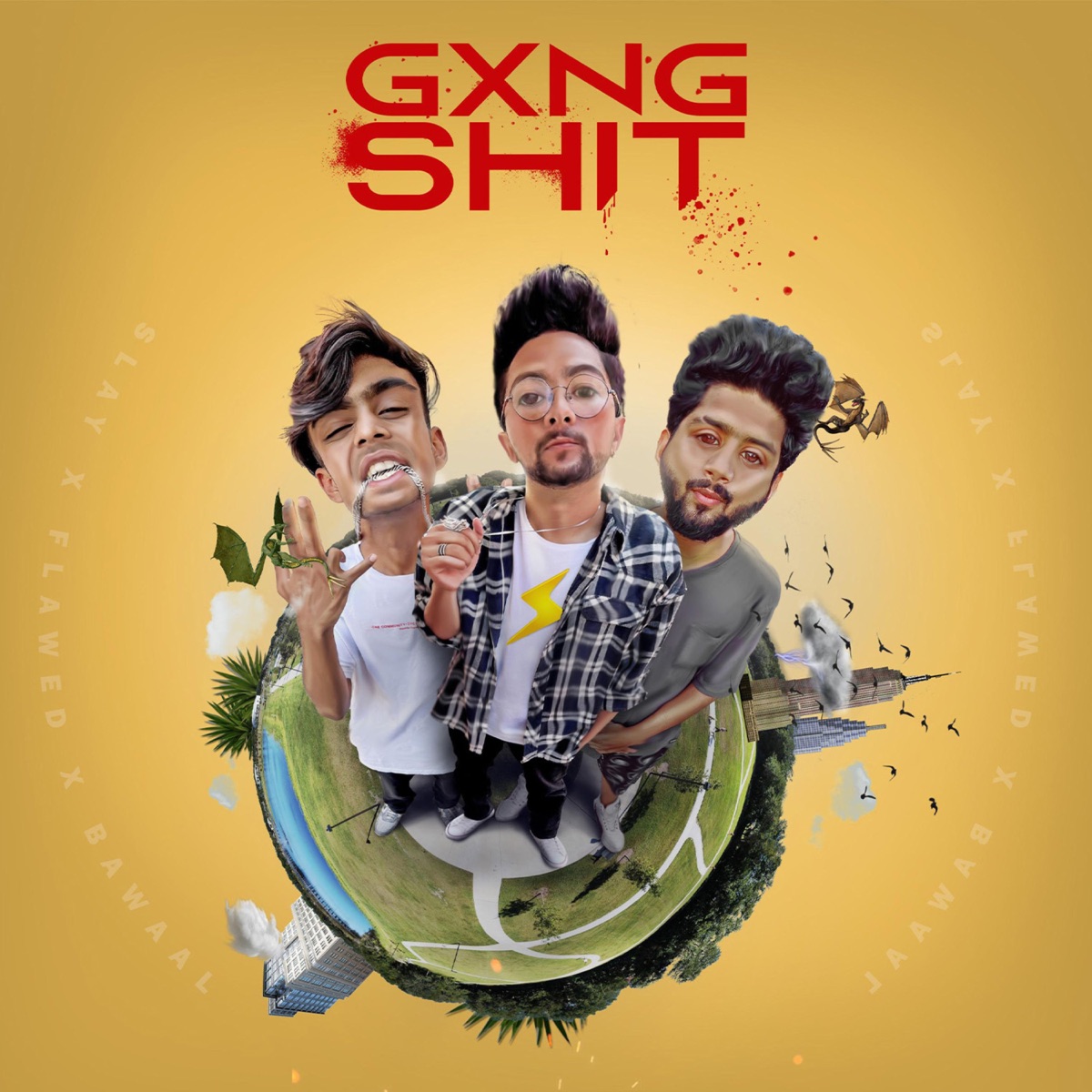 Gxng Shit - Single by Flawed, Slay™ & Bawaal album cover