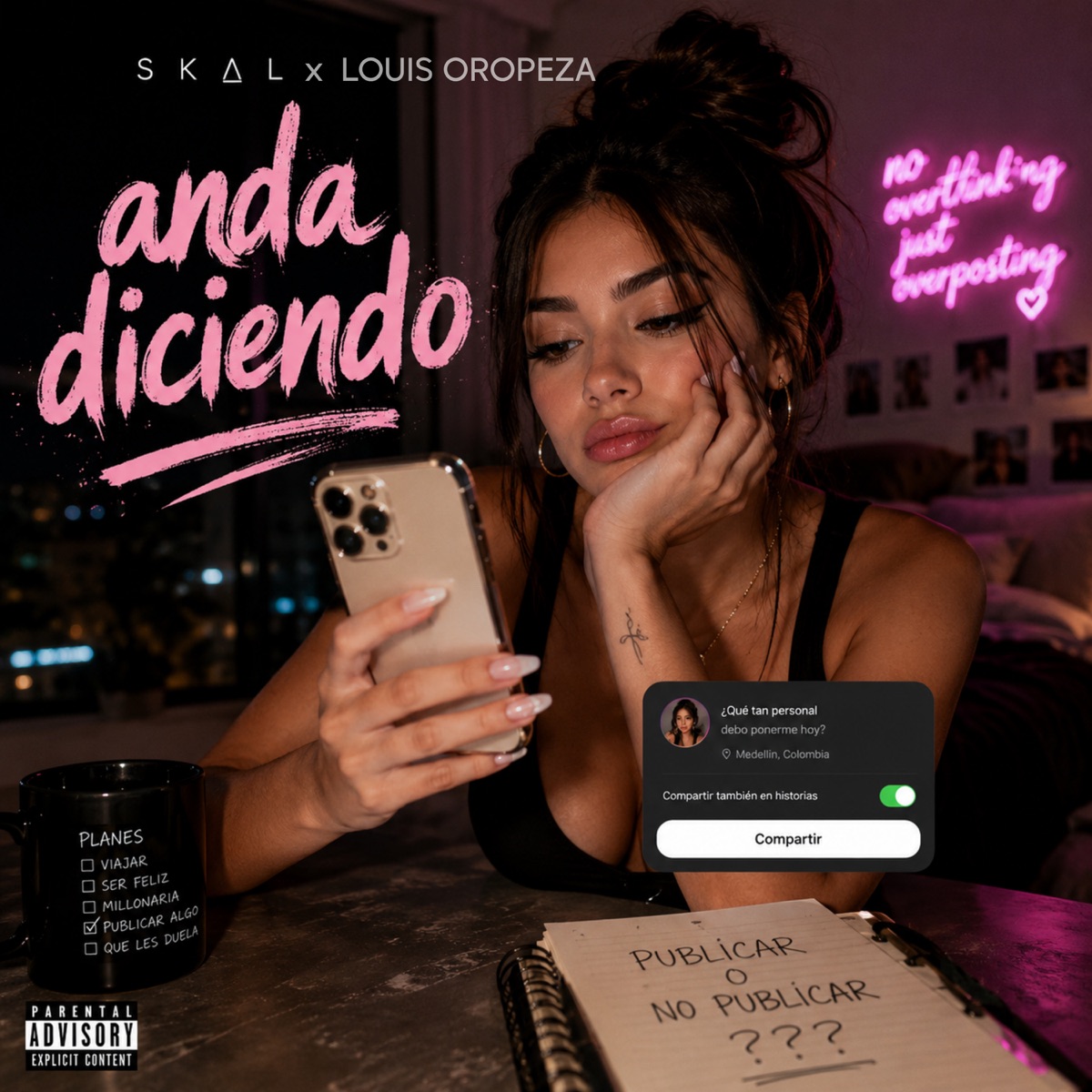 Anda Diciendo - Single by Skal & Louis Oropeza album cover