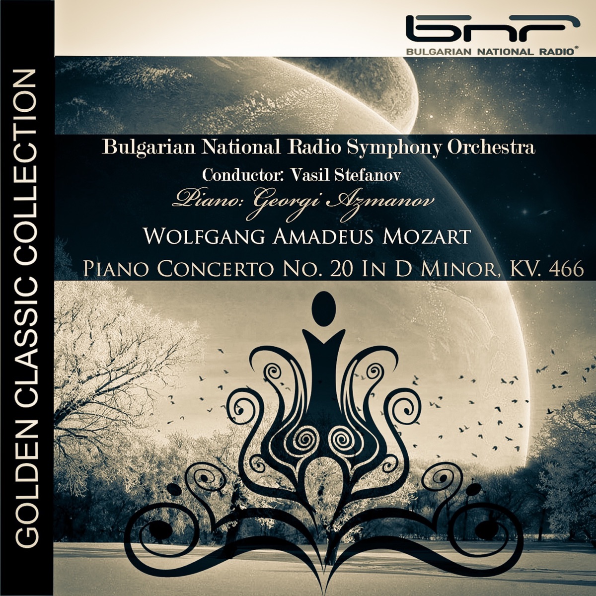 W. A. Mozart: Piano Concerto No. 20 In D Minor, KV. 466 by Georgi Azmanov, Vasil Stefanov & Bulgarian National Radio Symphony Orchestra album cover