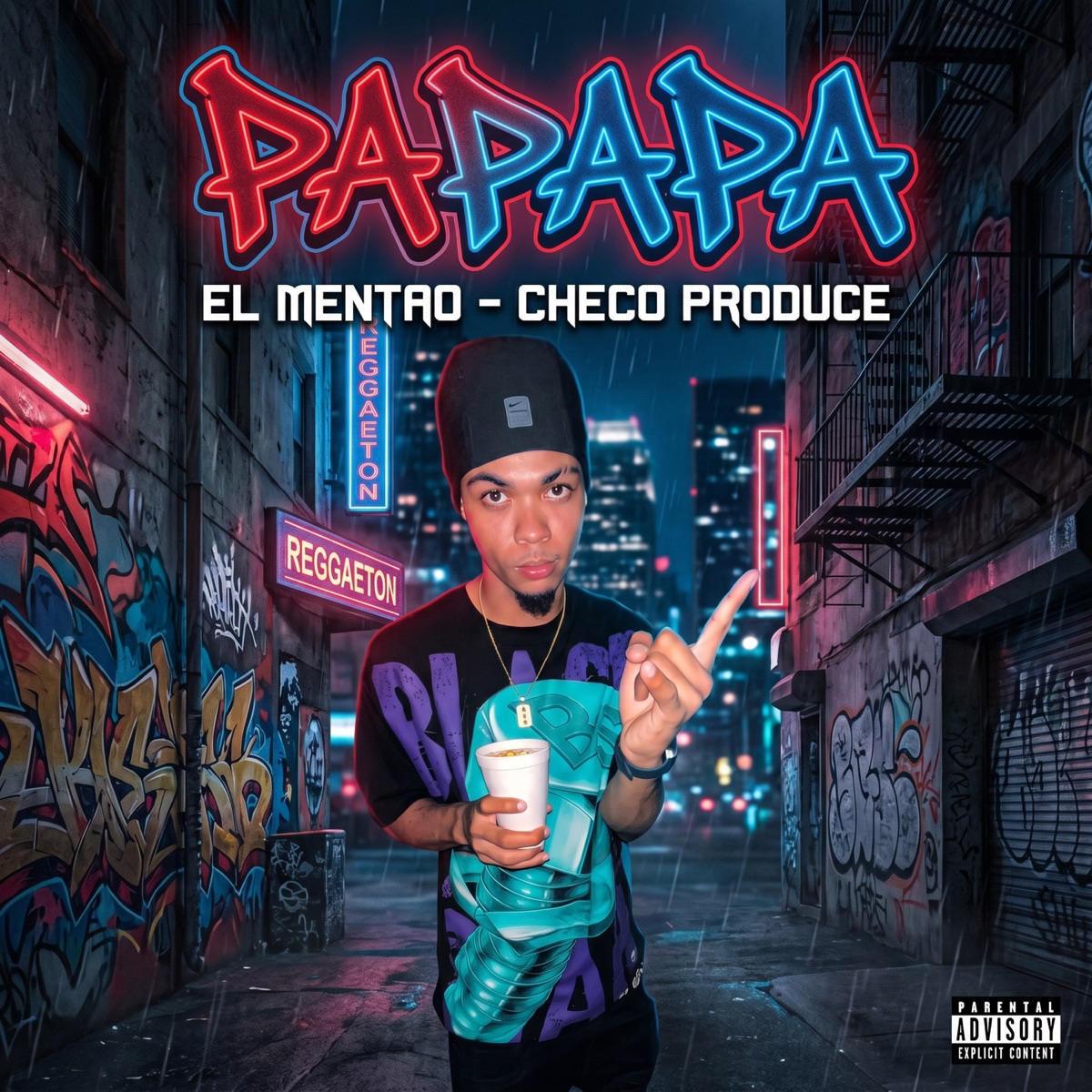 Papapa - Single by El Mentao & Checo Produce album cover