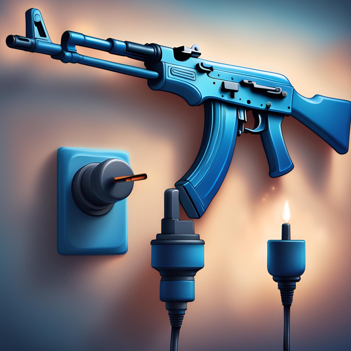Ak 47 Azul - Single by Anginho album cover