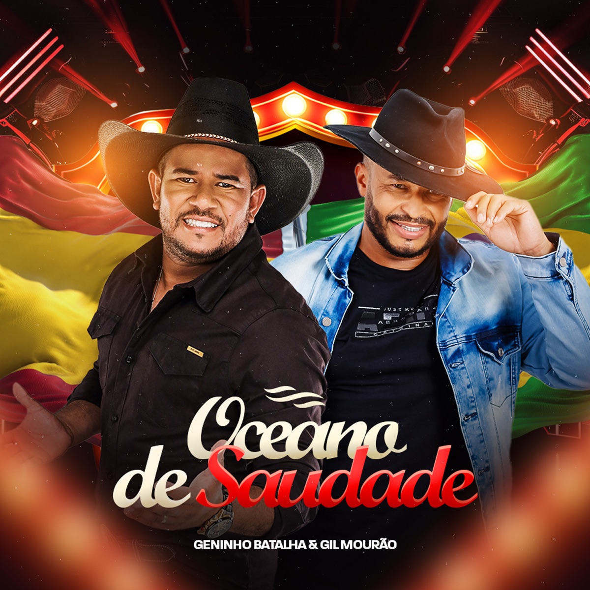 Oceano de Saudade - Single by Geninho Batalha & Gil Mourão album cover