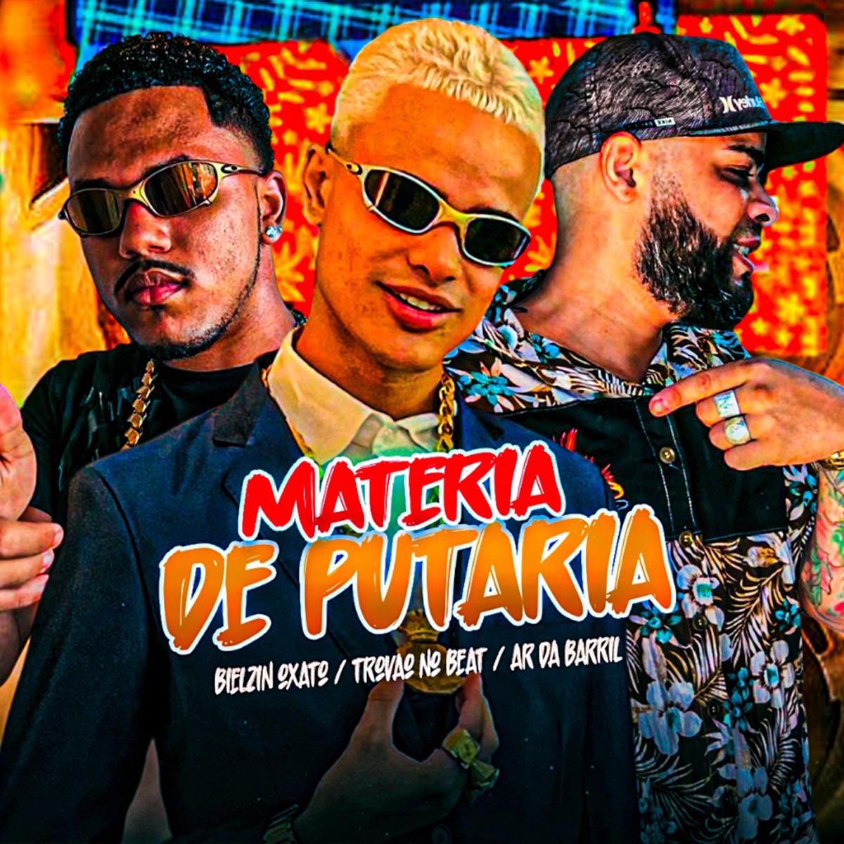 Materia de Putaria - Single by Ar da barril, Bielzin oxato & Trovão no Beat album cover