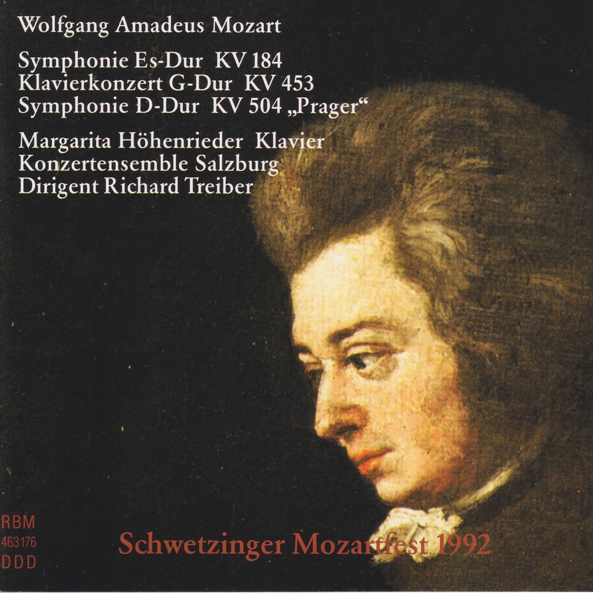 Mozart: Orchestral Works (Live) by Margarita Höhenrieder, Richard Treiber & Konzertensemble Salzburg album cover