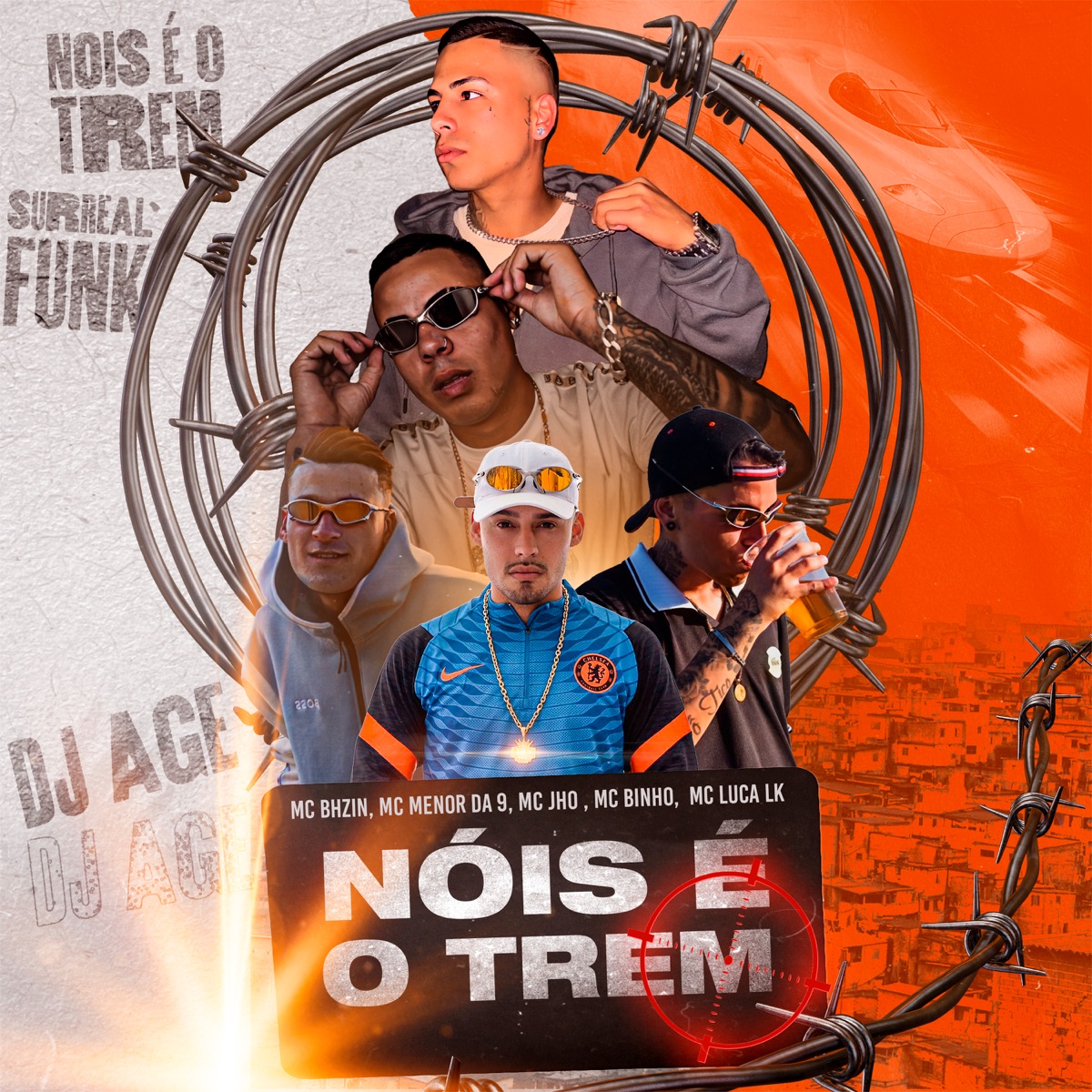 Nois É o Trem (feat. Mc Jho, MC Binho & Mc Luca LK) - Single by mc bhzin, MC Menor da 9 & Dj Age album cover