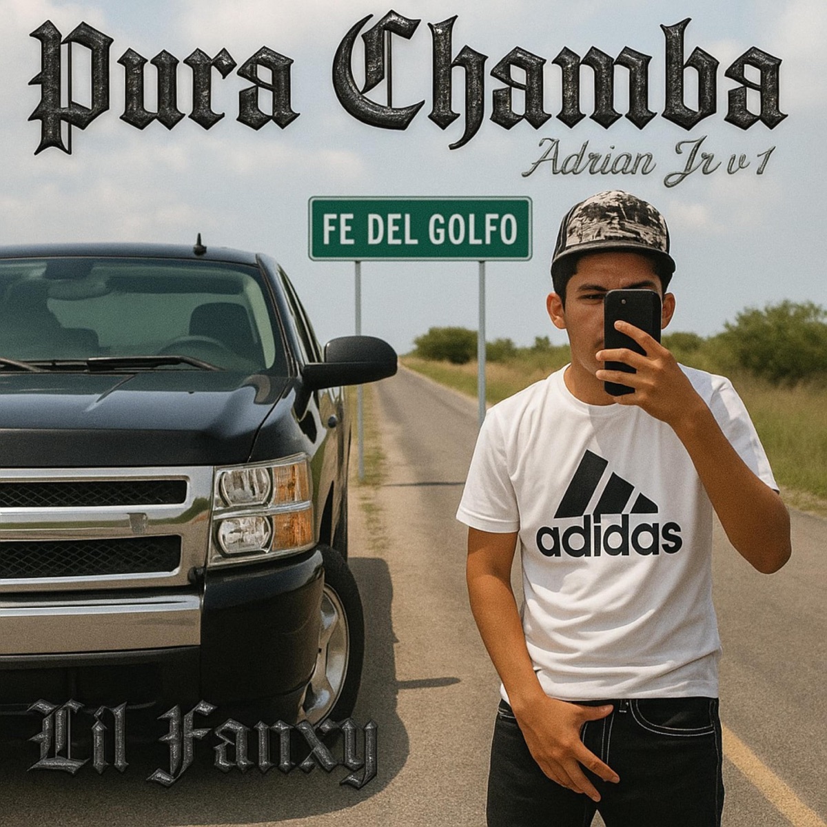 PURA CHAMBA (Pal Adrian Jr v1) [Cumbia Belica] - Single by Lil Fanxy album cover