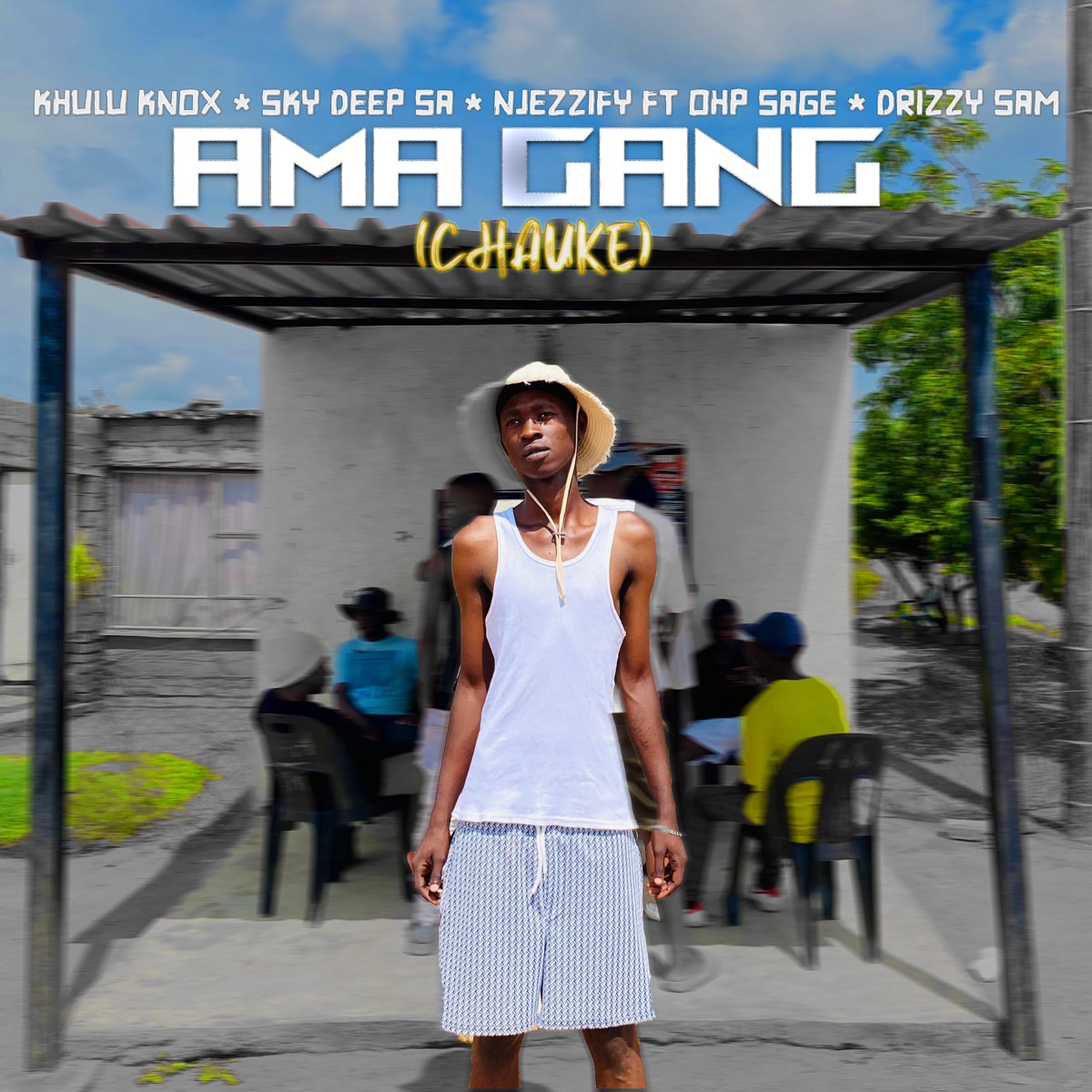 Ama Gang (feat. Ohp Sage & Drizzy Sam Rsa) - Single by Khulu Knox, Sky Deep SA & Njezzify album cover