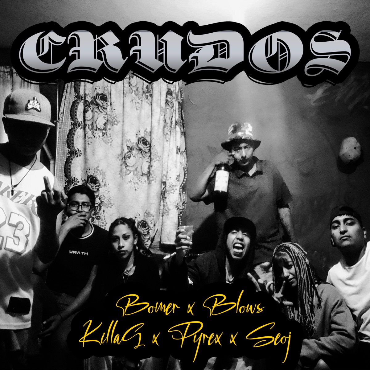 Crudos (feat. Blows, Killa G, PYREX & Seoj) - Single by Bomer album cover