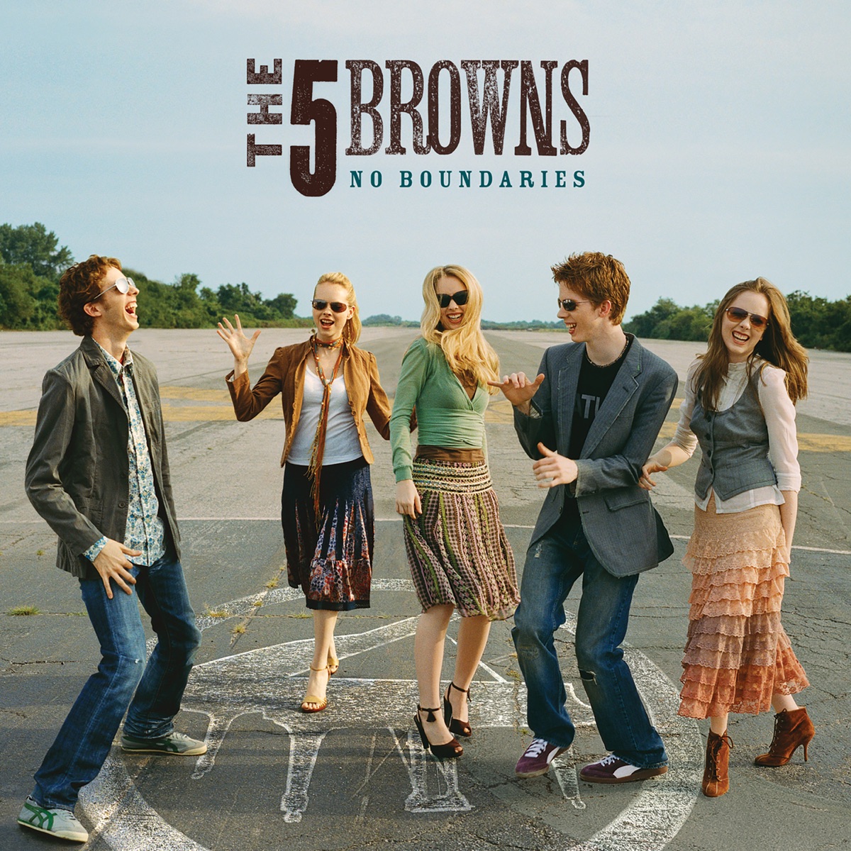 No Boundaries by The 5 Browns, Deondra Brown, Desirae Brown, Gregory Brown, Melody Brown & Ryan Brown album cover