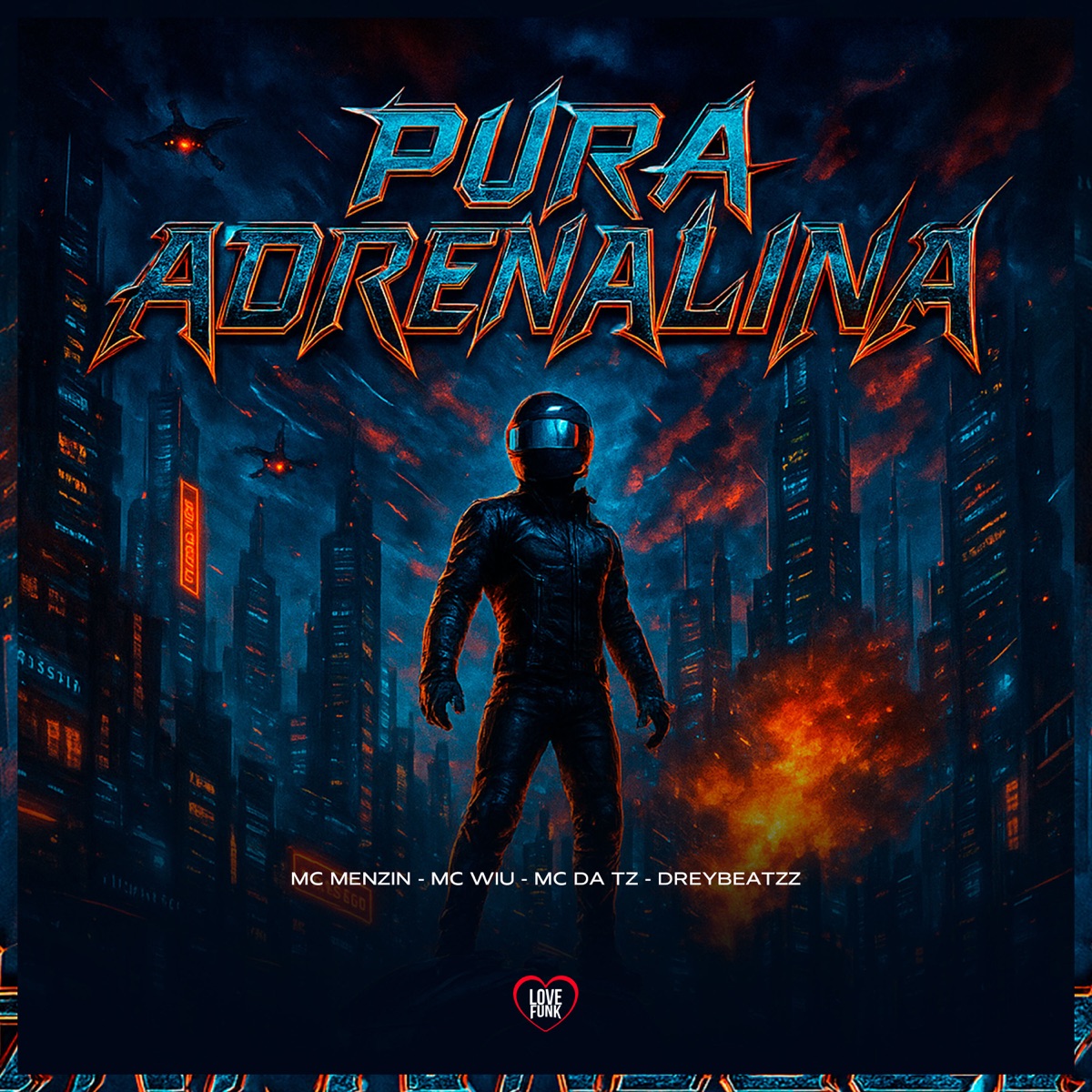 Pura Adrenalina (feat. dreybeatzz) - Single by MC Menzin, MC Alê, MC Wiu & Mc Da Tz album cover