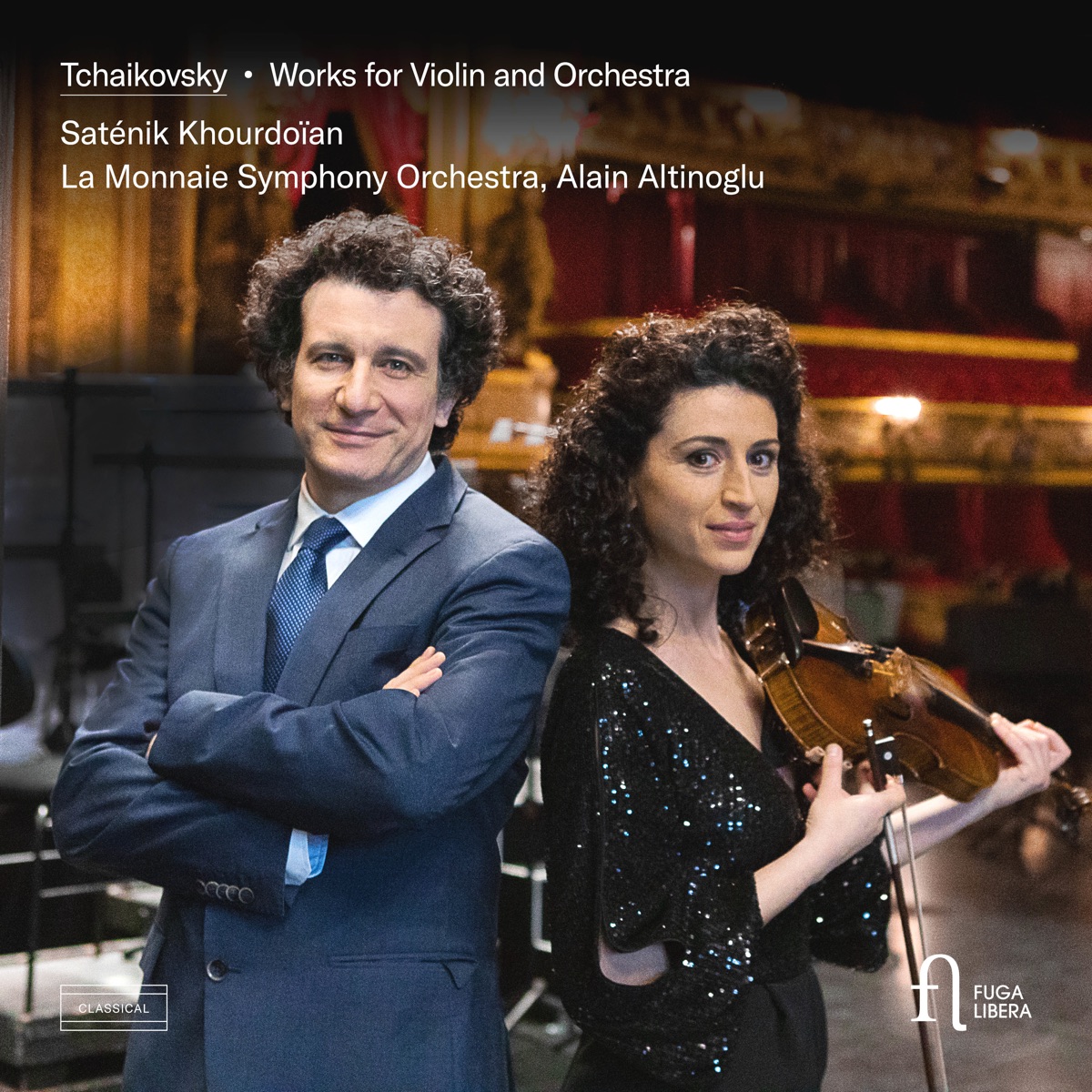 Tchaikovsky: Works for Violin and Orchestra by Saténik Khourdoïan, Alain Altinoglu & La Monnaie Symphony Orchestra album cover