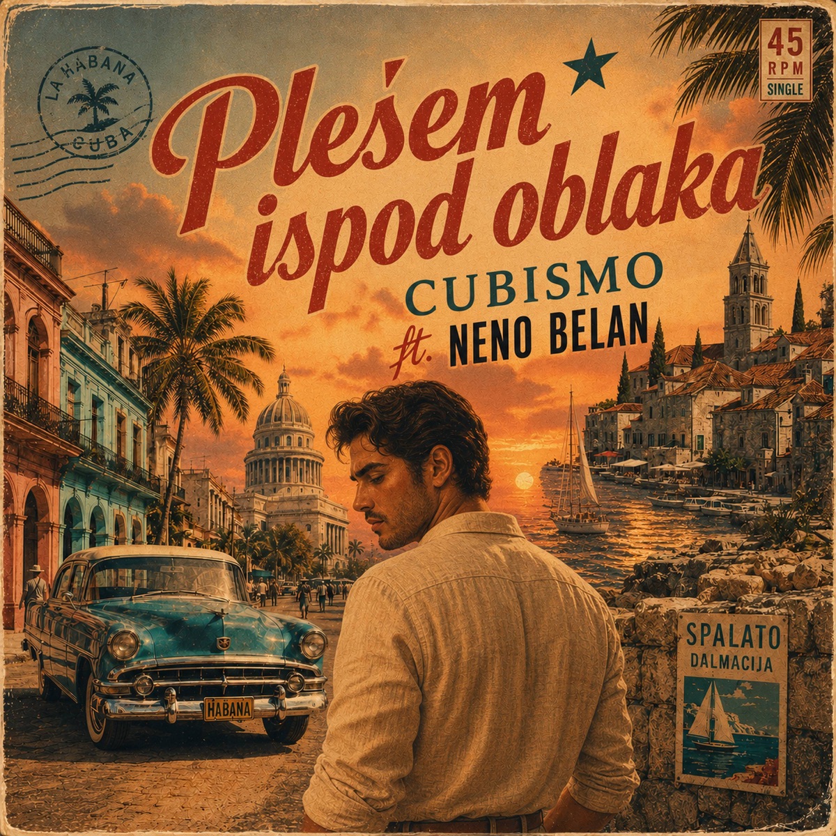 Plešem ispod oblaka (feat. Neno Belan) - Single by Cubismo album cover