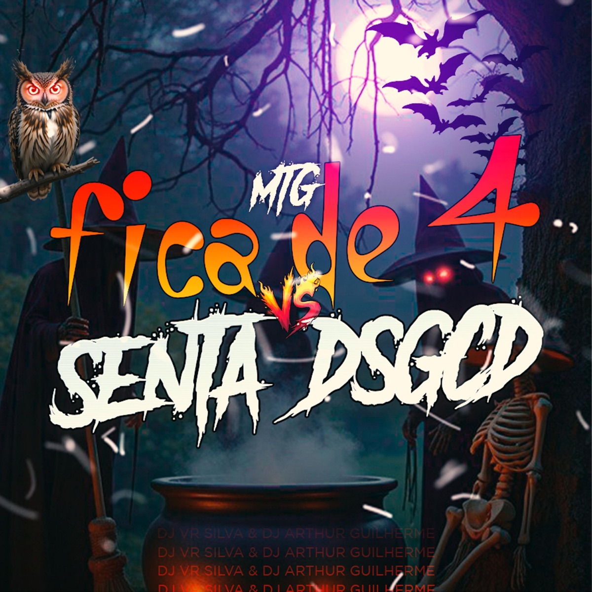 MTG FICA DE 4 vs SENTA DSGCD - Single by Dj Vr Silva album cover