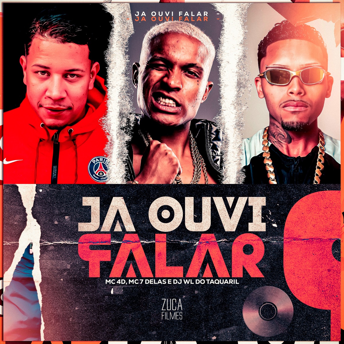 Já Ouvi Falar - Single by Dj wl do taquaril, MC 4D & Mc 7 delas album cover