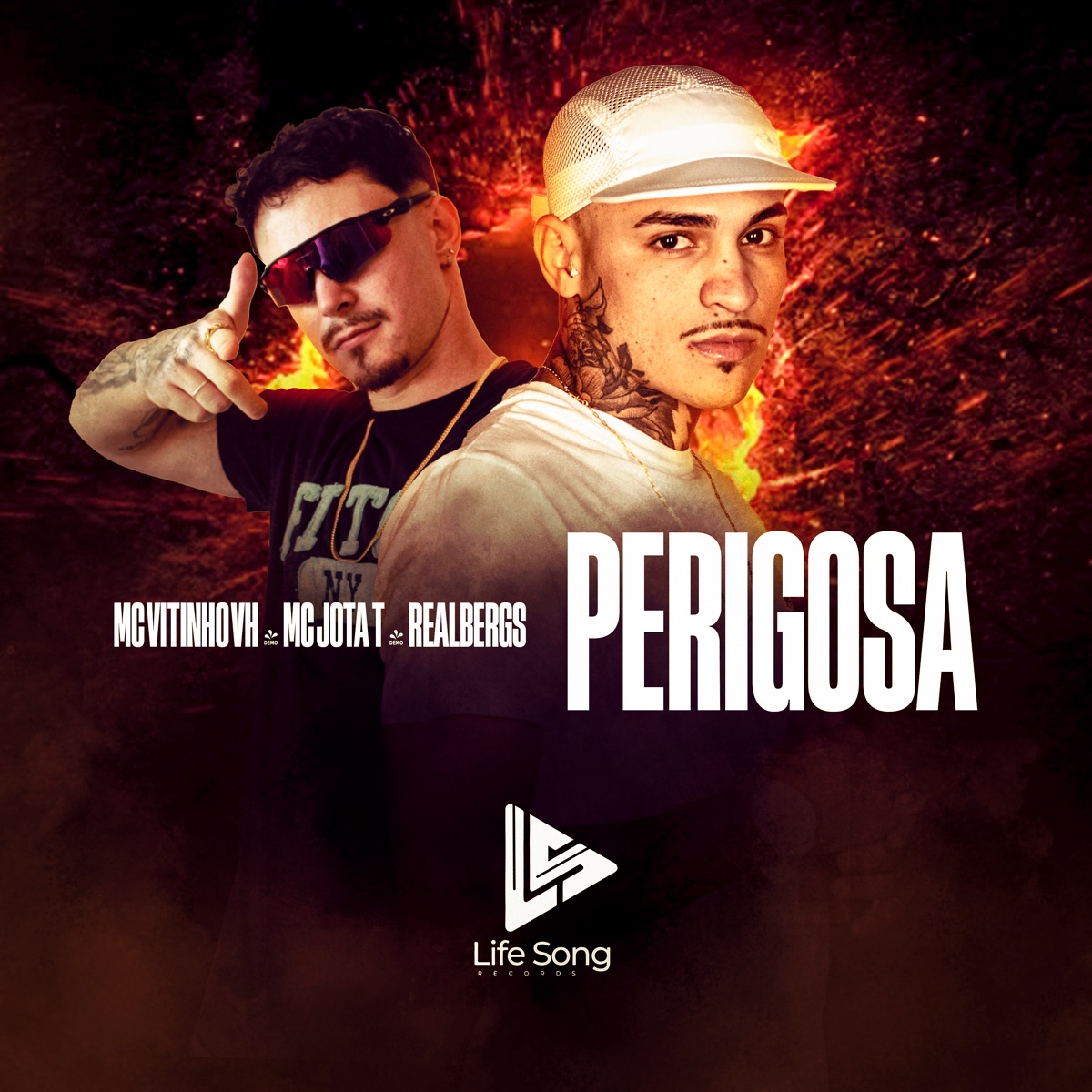 Perigosa - Single by MC Vitinho VH, MC JT NA VOZ, Bergs & Life Song album cover