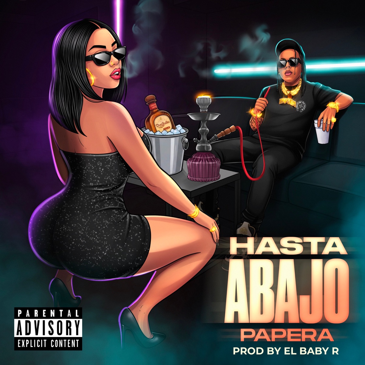 Hasta Abajo - Single by Papera album cover