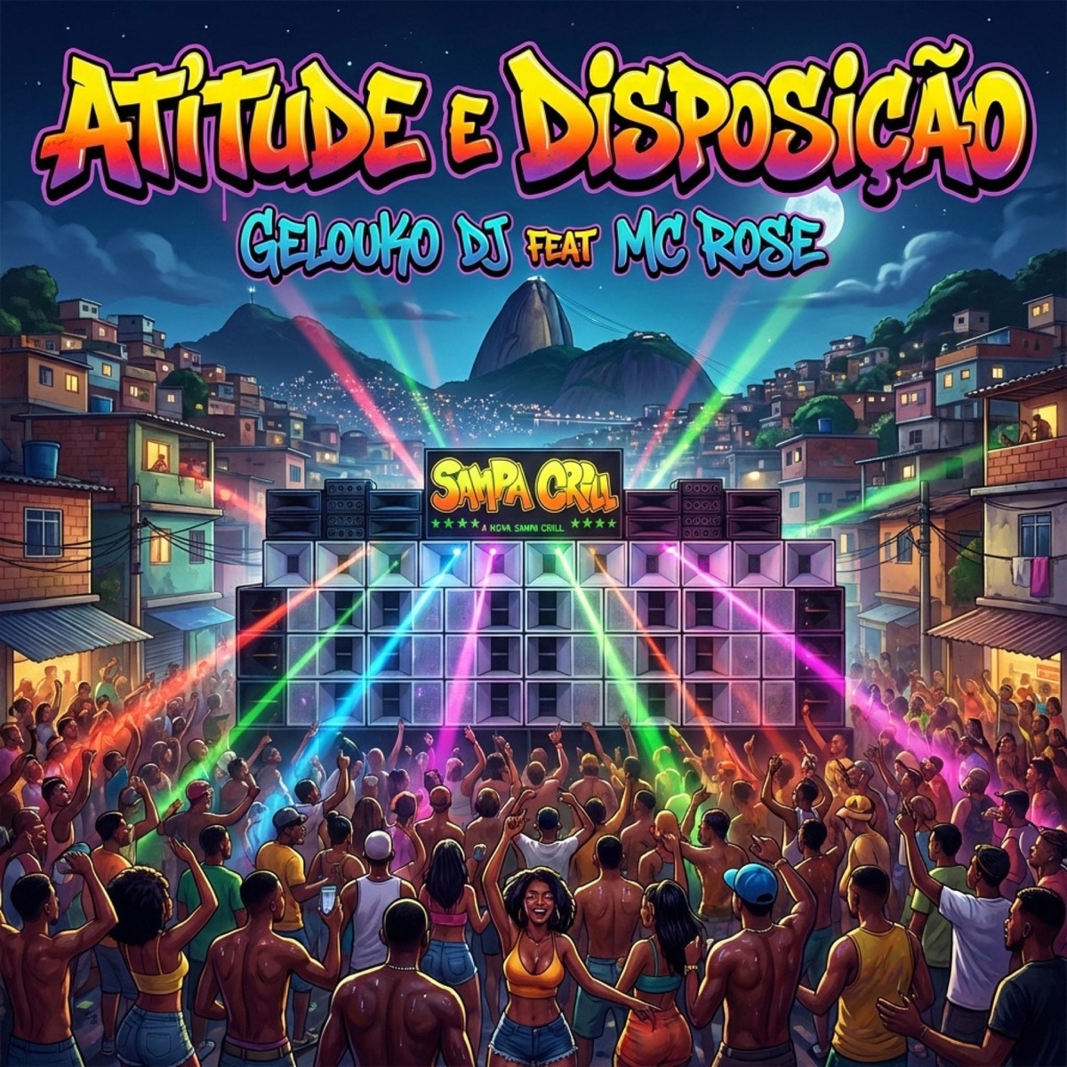 Atitude e Disposição X Árvore Seca 2005 (feat. Mc Rose) - Single by Gelouko DJ album cover