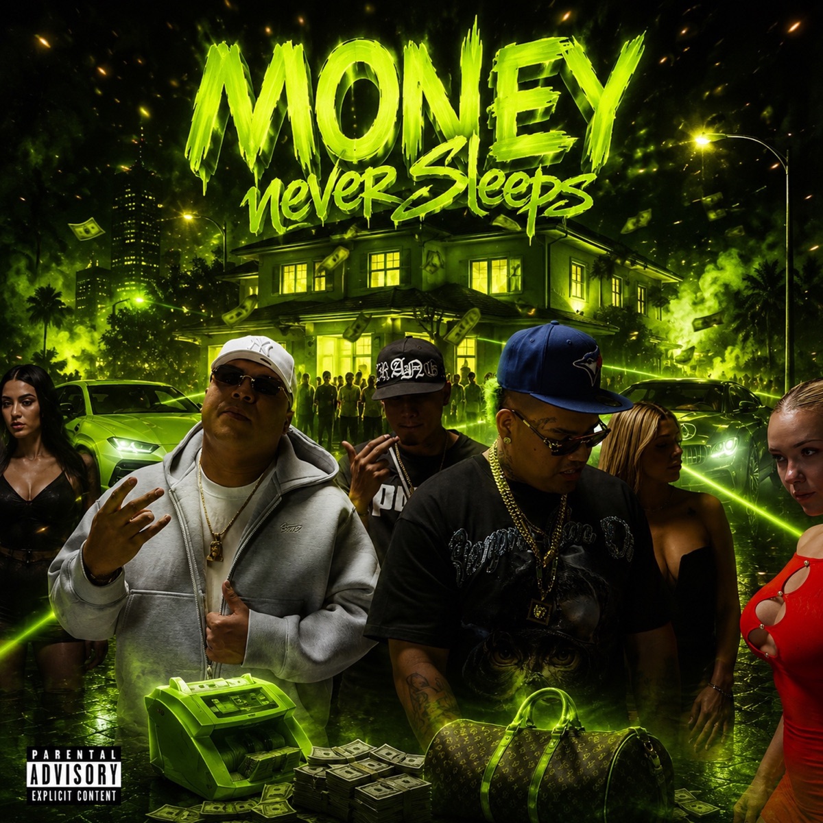 Money Never Sleeps (feat. Money Never Sleeps) - Single by El Danger, Mr Plata & Pty Audio album cover