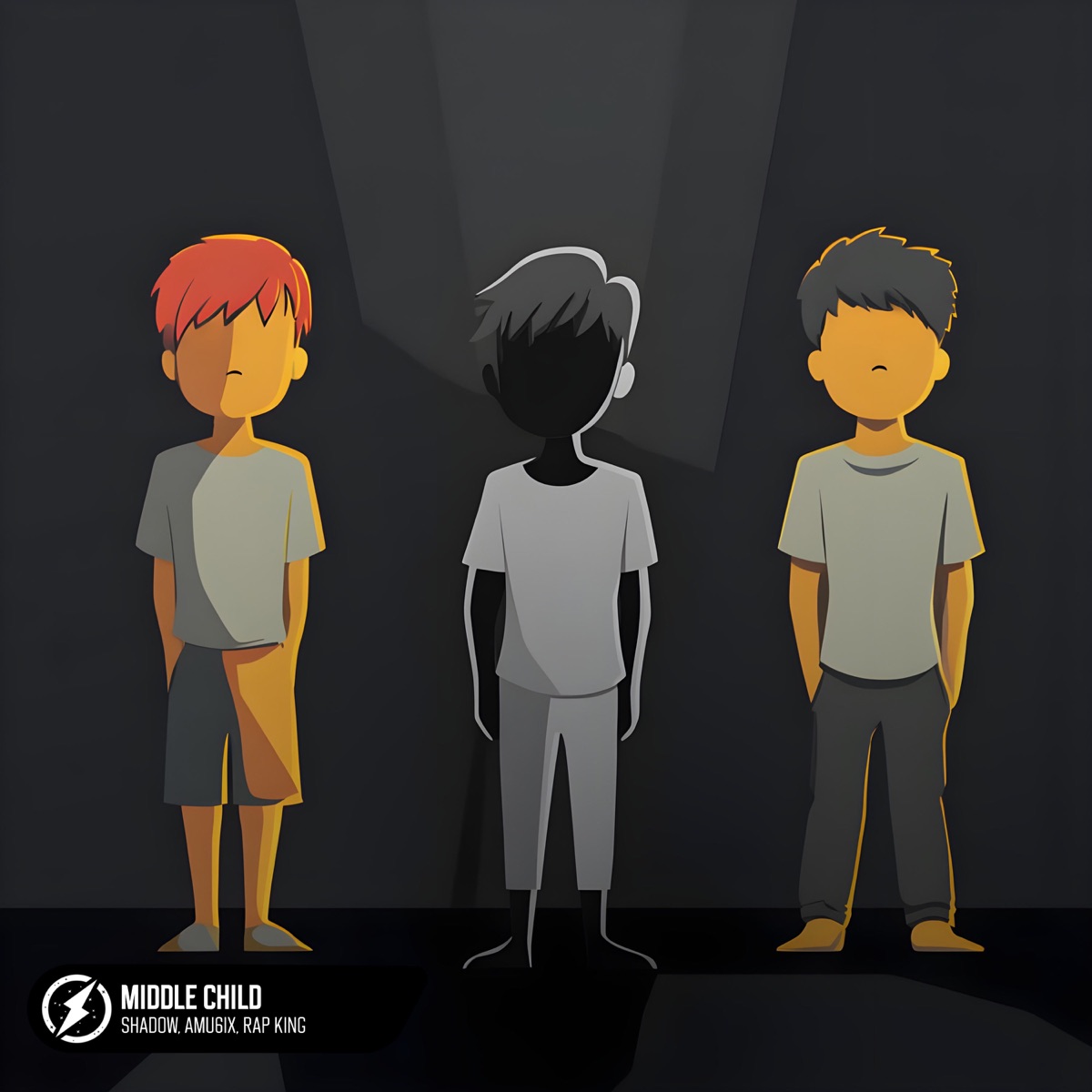 Middle Child - Single by Shadow, AMU6iX & Rap King album cover