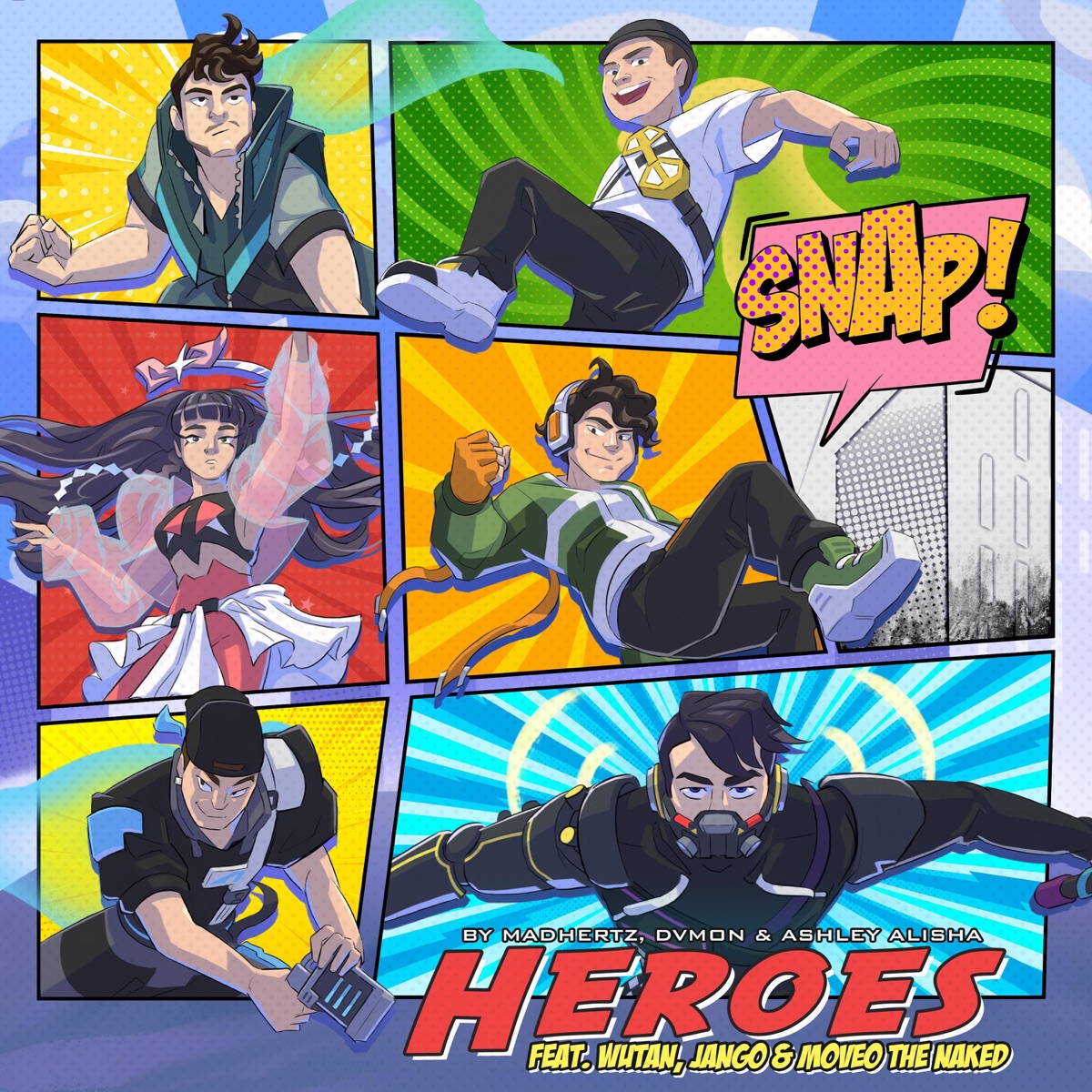 Heroes (feat. Wutan, jAngo & MOVEO the naked) - Single by Madhertz, DVMON & Ashley Alisha album cover