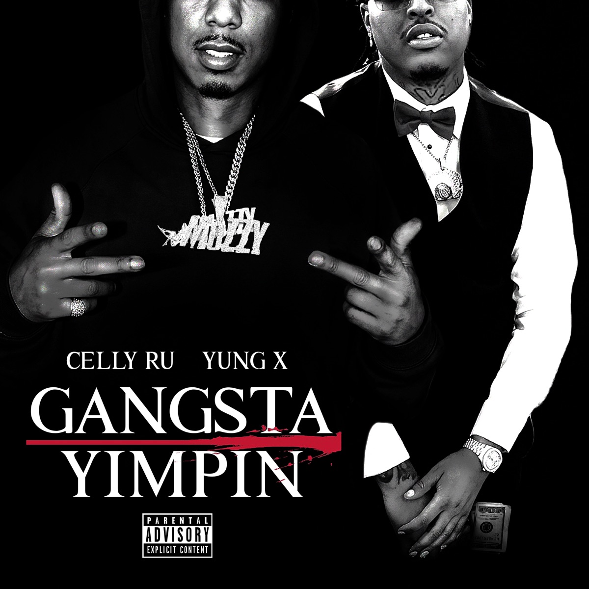 Gangsta Yimpin by Celly Ru & Yung X album cover