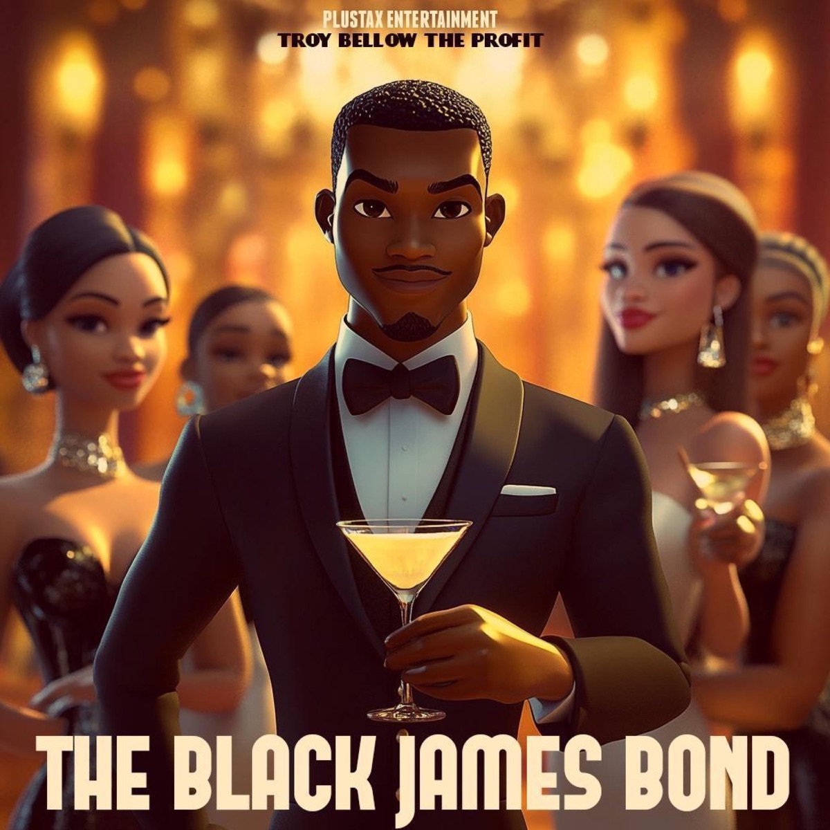 The Black James Bond - Single by Troy Bellow the Profit album cover
