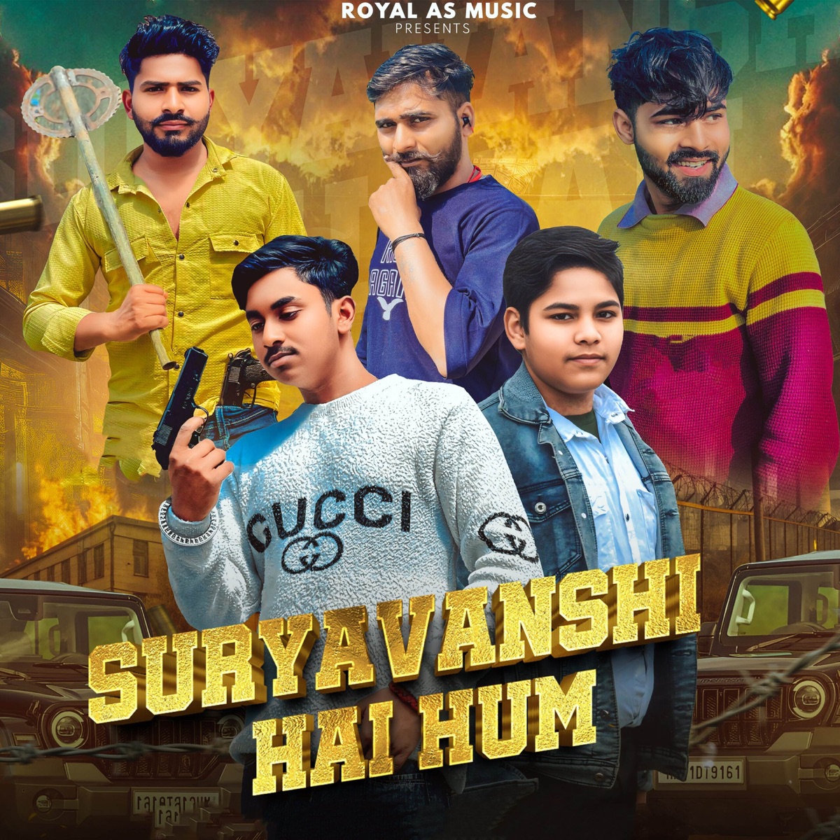 Suryavanshi hai hum - Single by Akash kuswaha jalali wala & Amit baisla album cover