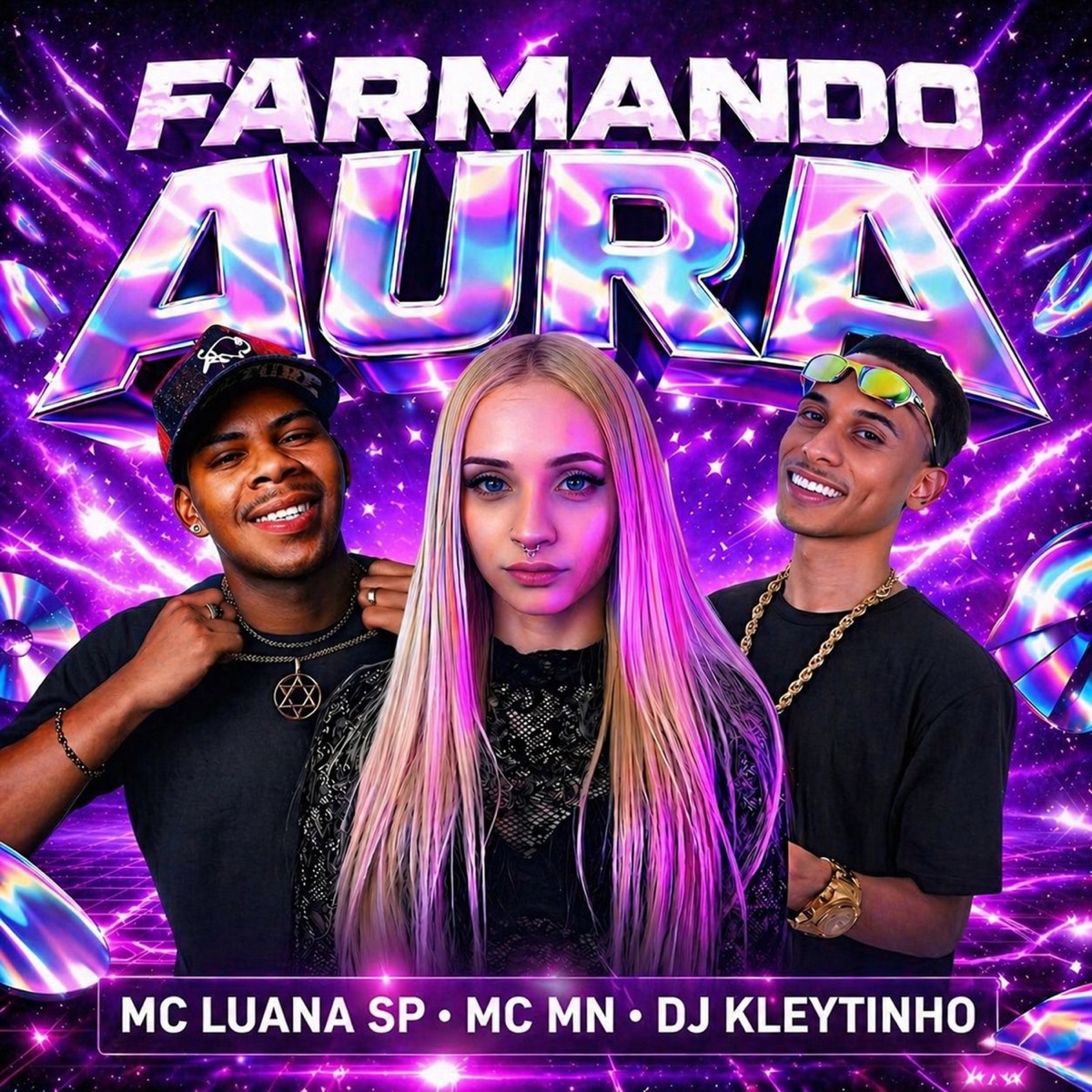 FARMANDO AURA (Remix) - Single by MC MN & MC Luana SP album cover