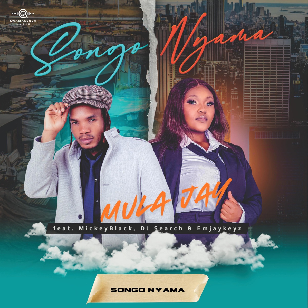 Songo Nyama (feat. Mickeyblack, Dj Search, Emjaykeyz & Thereal Tee) - Single by Mulaudzi Tee Jay album cover