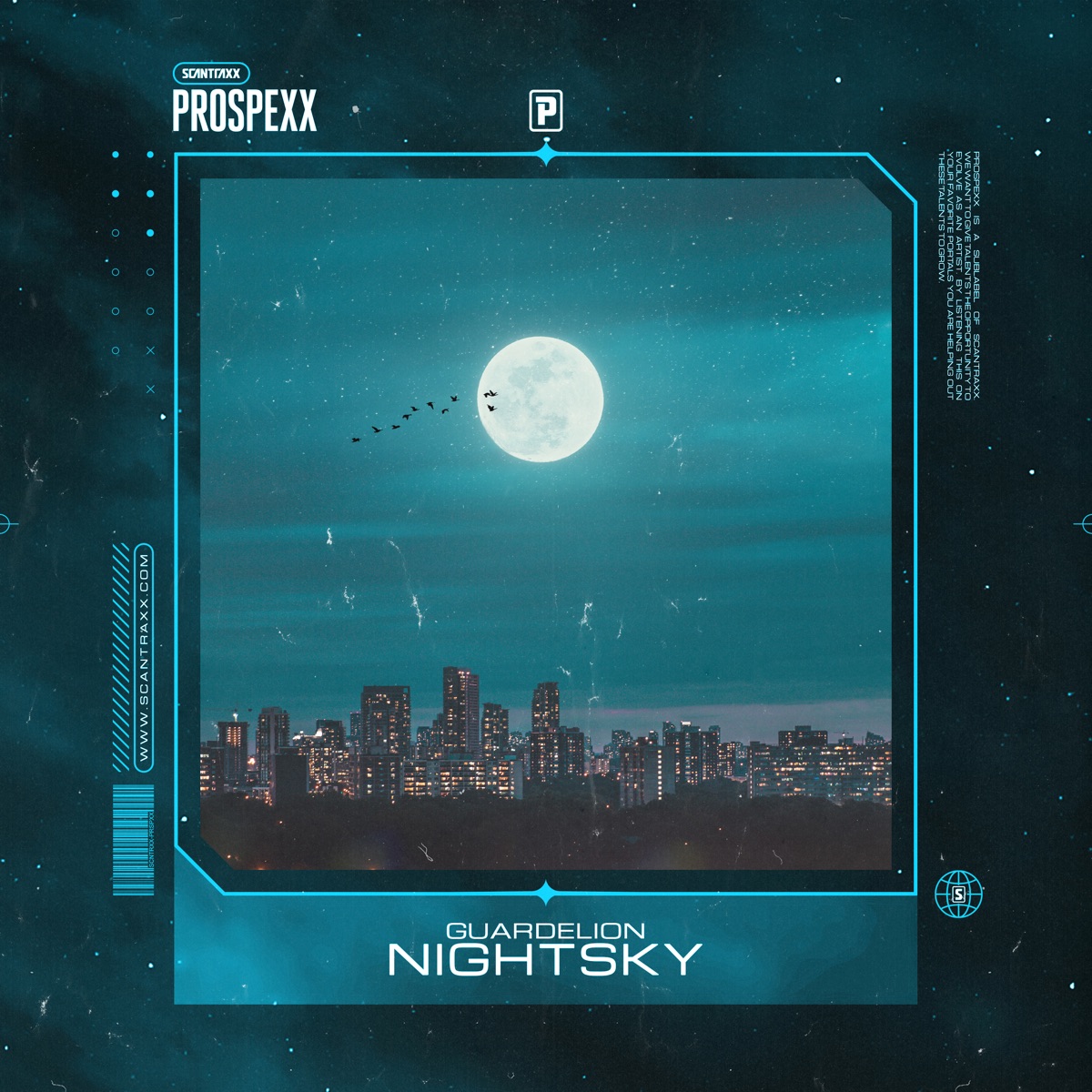Nightsky - Single by Guardelion & Scantraxx album cover