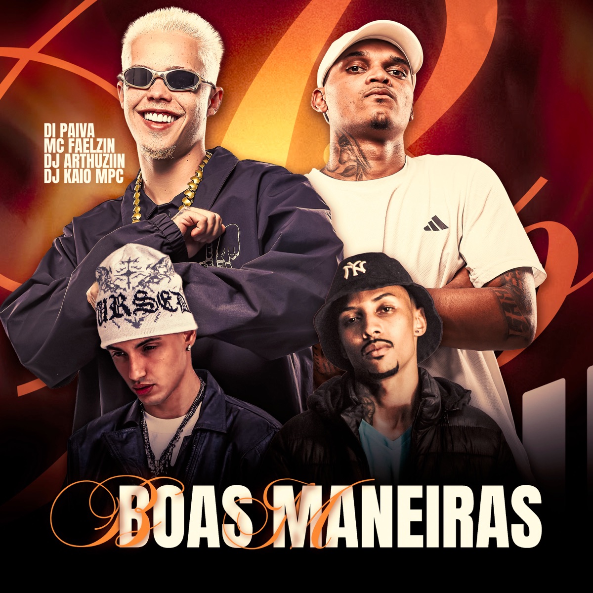 Boas Maneiras - Single by DJ ARTHUZIIN, DJ KAIO MPC, Di Paiva & MC Faelzin album cover