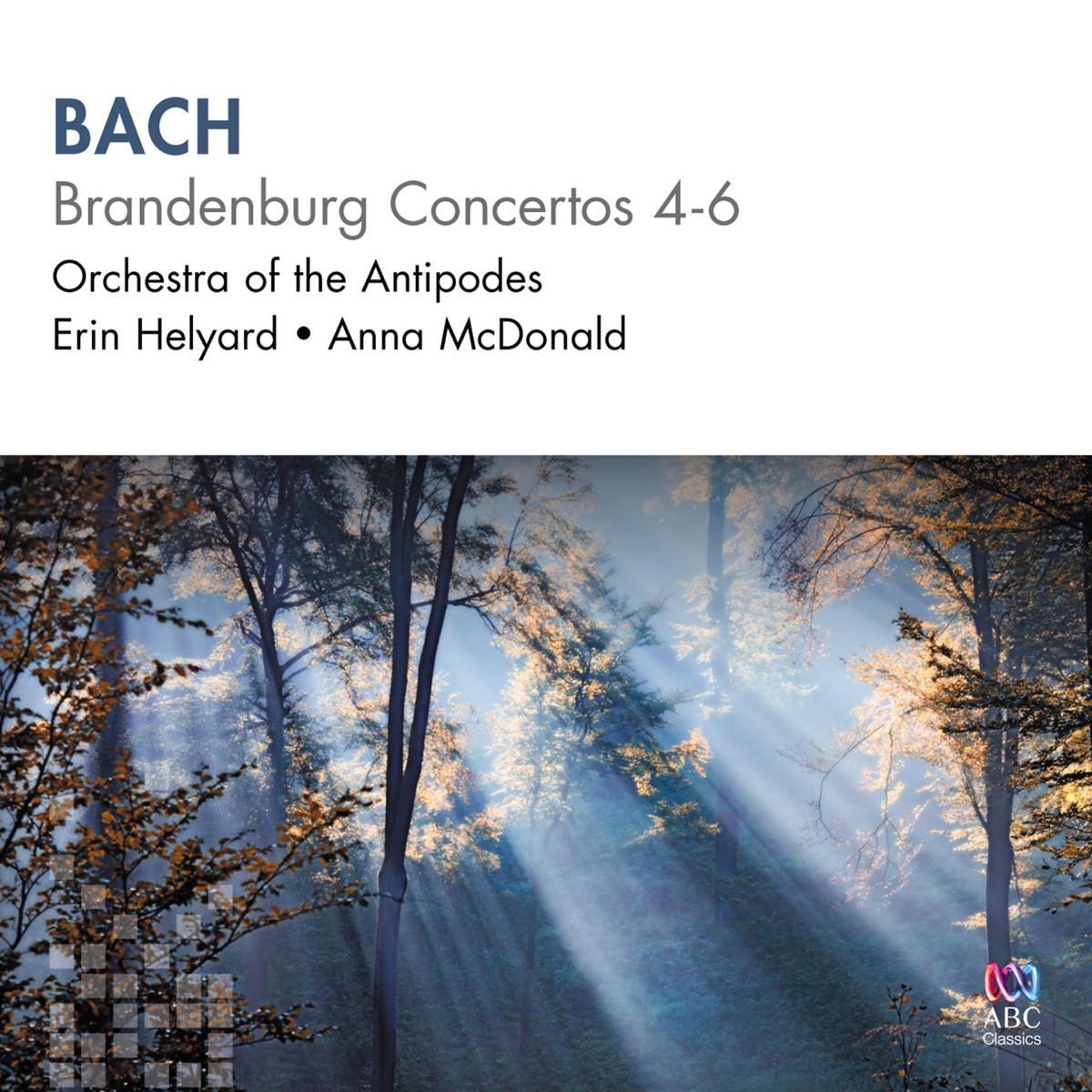 Bach: Brandenburg Concertos 4-6 by Orchestra of the Antipodes, Anna McDonald & Erin Helyard album cover