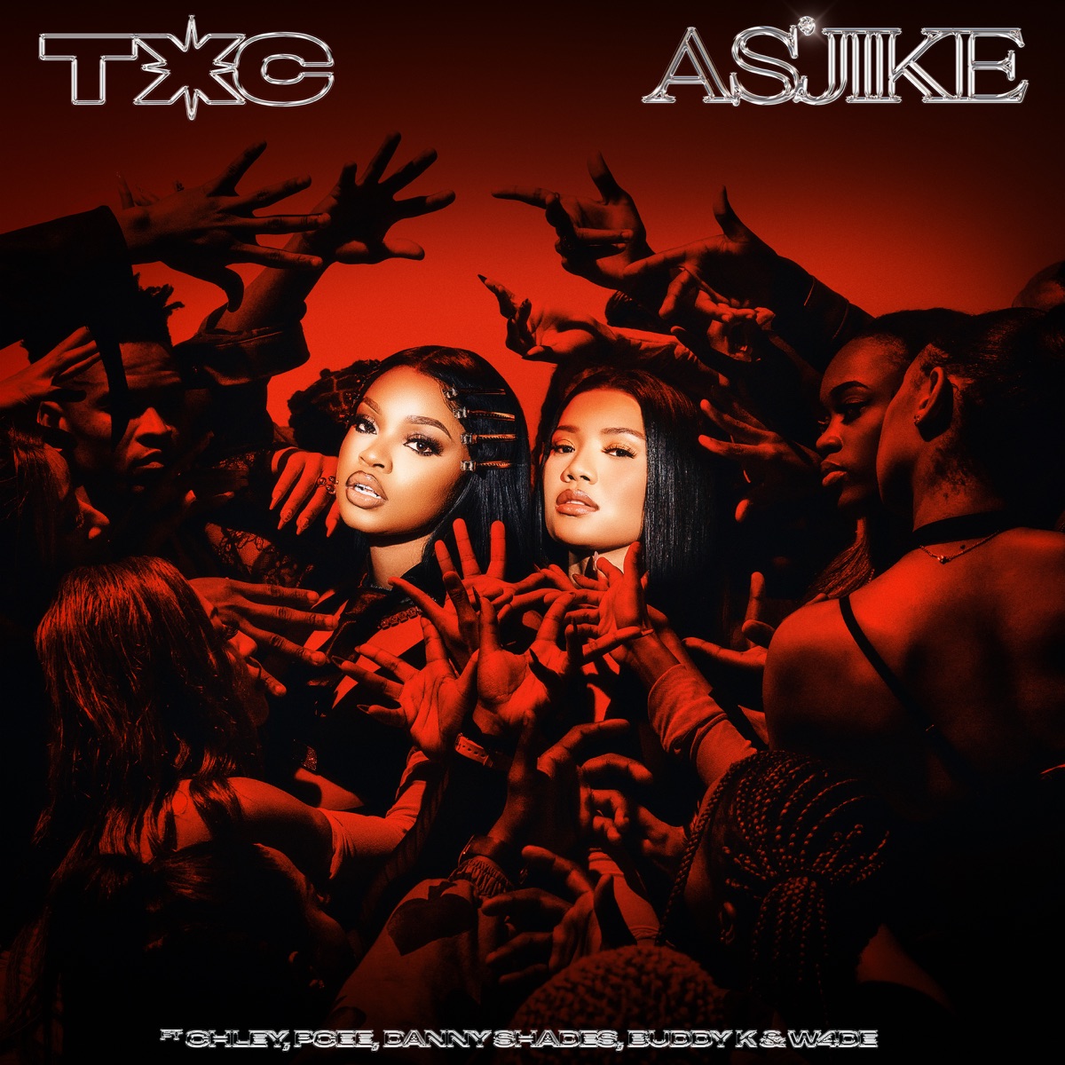 As'jike (feat. W4DE, Buddy Kay, Pcee, Danny Shades & Chle) - Single by TxC album cover
