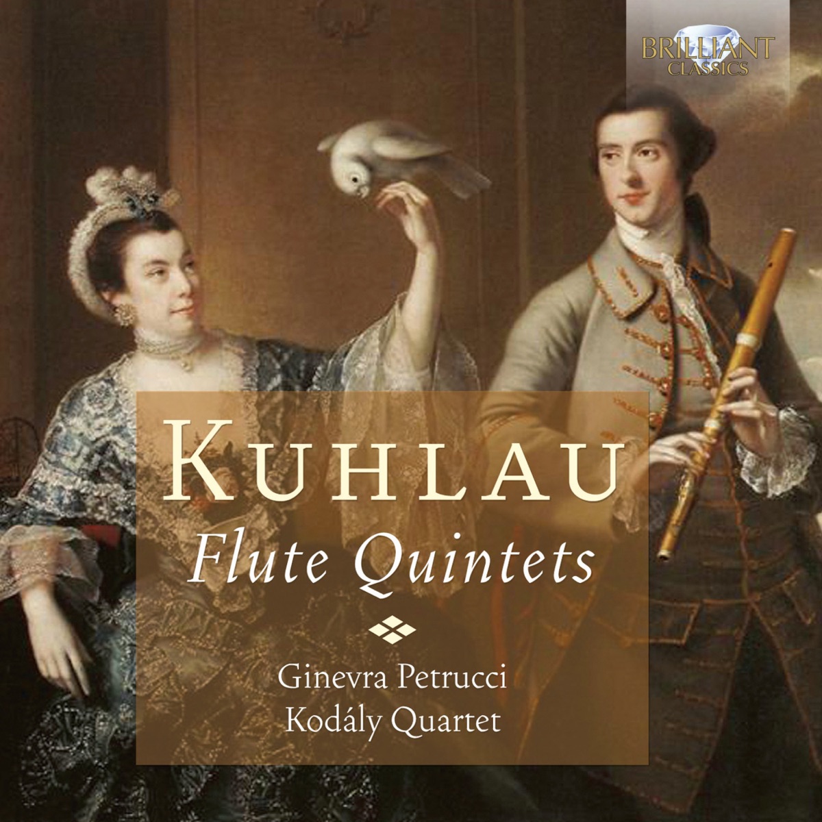 Kuhlau: Flute Quintets by Ginevra Petrucci & Kodály Quartet album cover